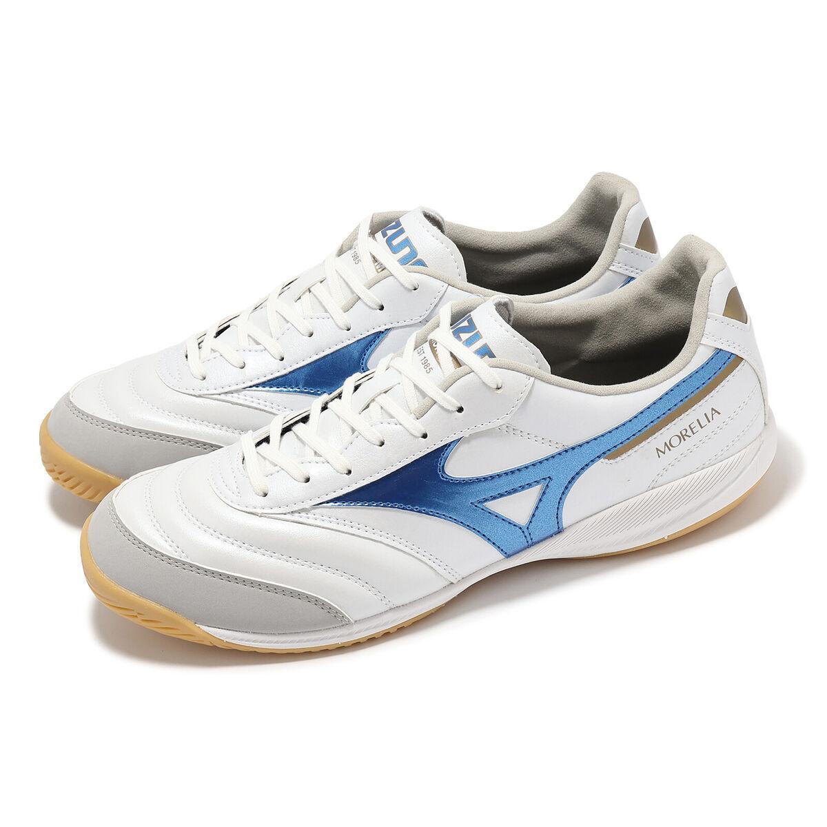 MIZUNO SCARPA MORELIA SALA PRO IN - WHITE/LASERBLUE Q1GA2413-25