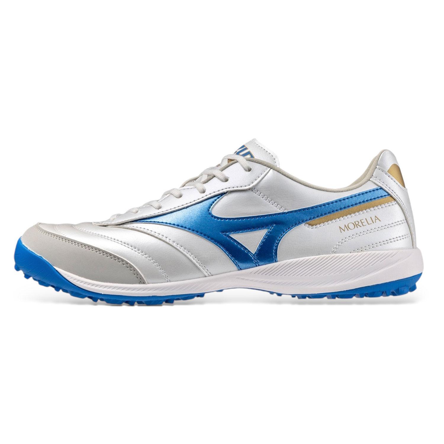 MIZUNO SCARPA MORELIA SALA PRO TF - WHITE/LASERBLUE Q1GB2413-25