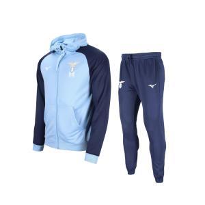 Hooded tracksuit fanwear lazio m 24/25 - airy blue/navy