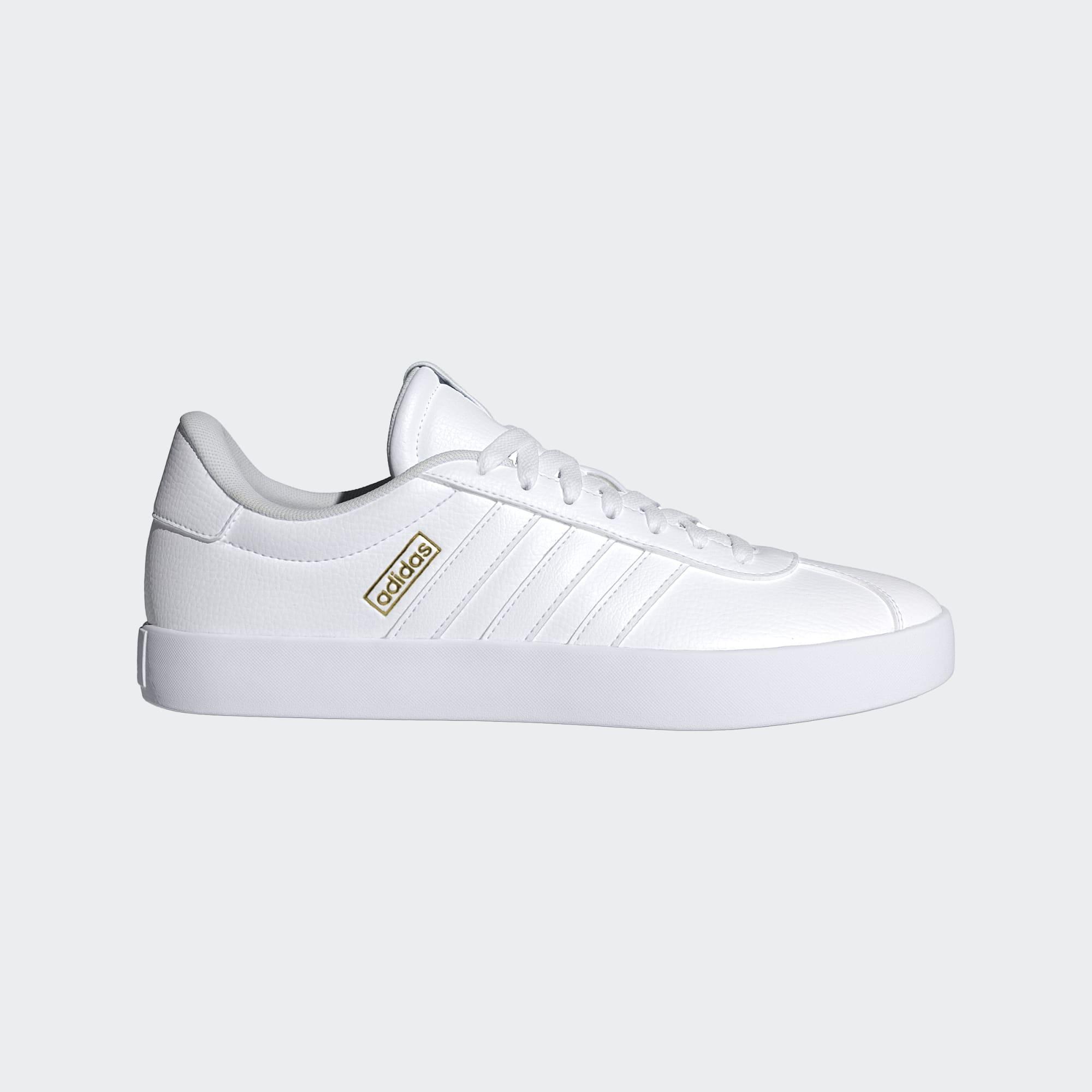 adidas adidas scarpa vl court 3.0 - ftwwht/goldmt - foto 1