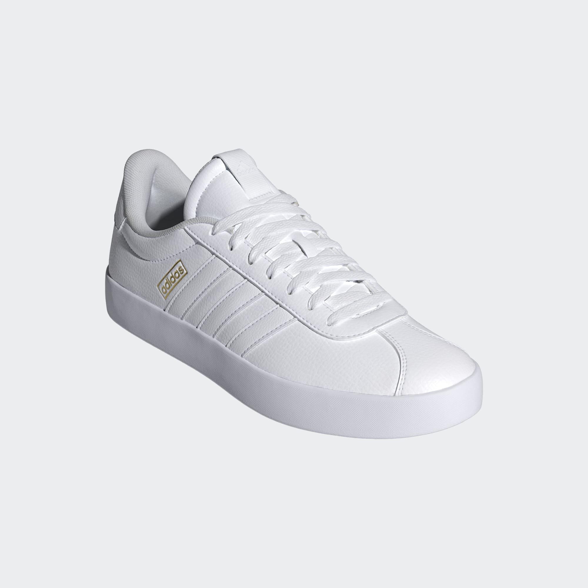 adidas adidas scarpa vl court 3.0 - ftwwht/goldmt - foto 5