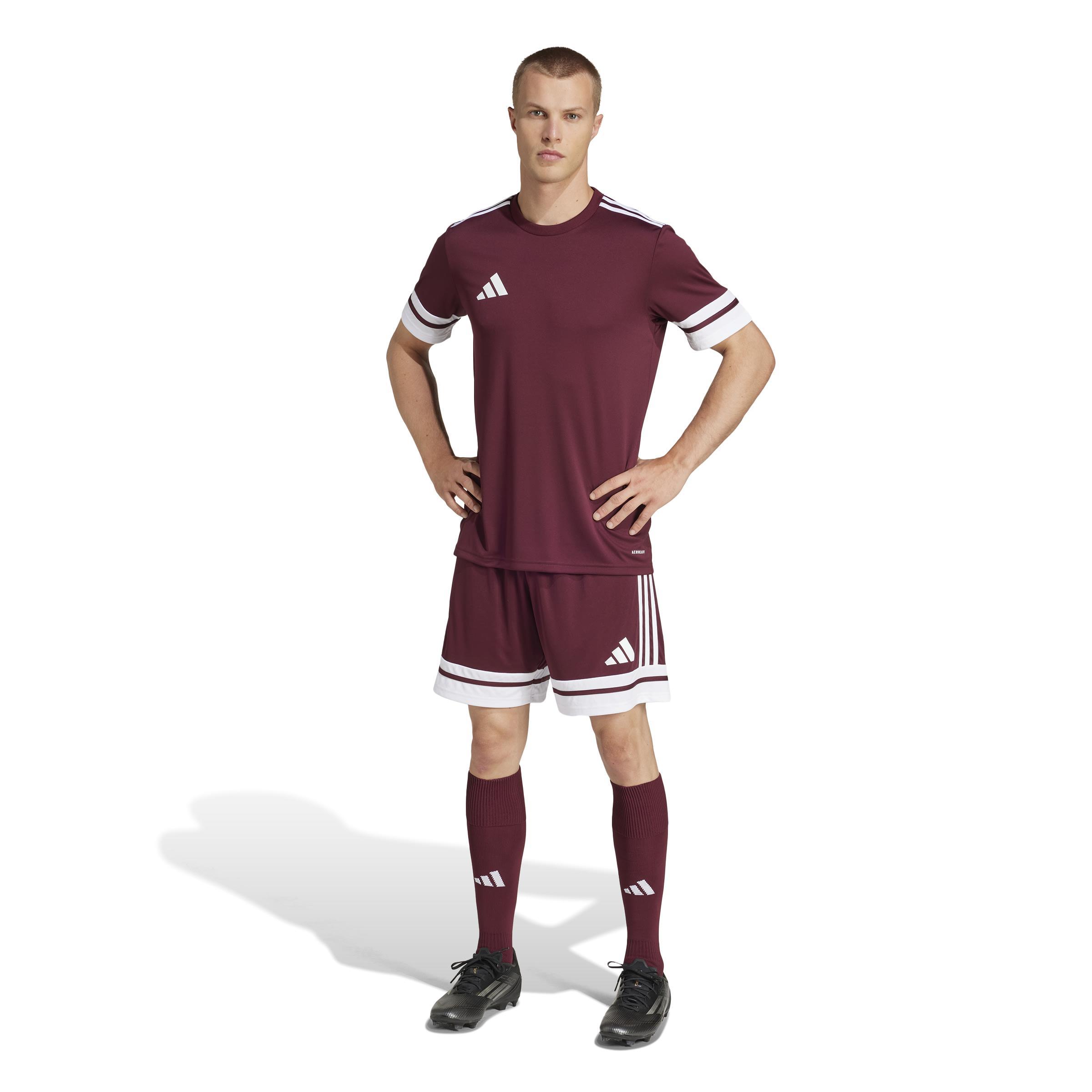 ADIDAS SQUADRA 25 PANTALONCINO UOMO BORDEAUX JC8677