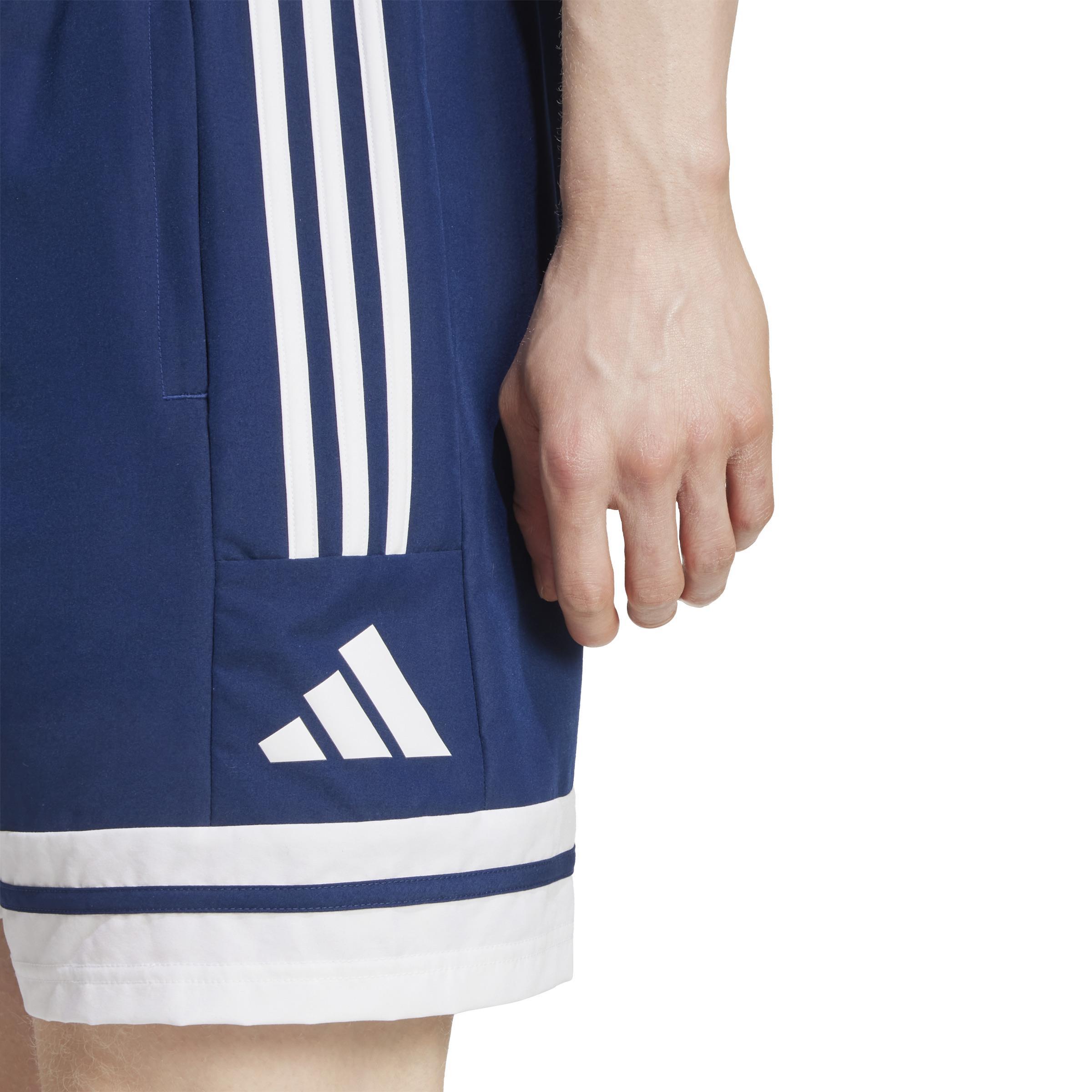 ADIDAS SQUADRA 25 PANTALONCINI CON TASCHE UOMO BLU JD2955