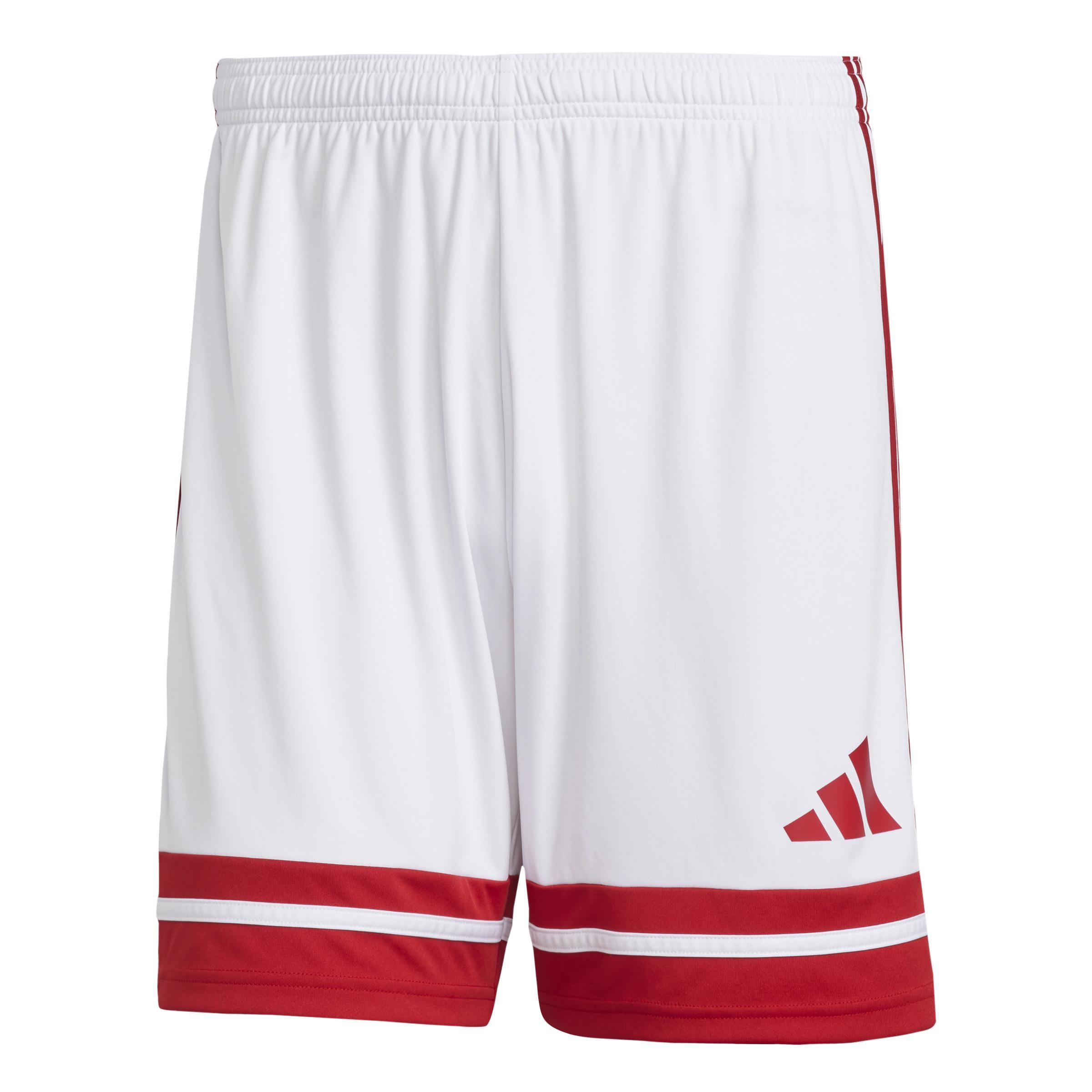 ADIDAS SQUADRA 25 PANTALONCINI UOMO BIANCO ROSSO JH3404