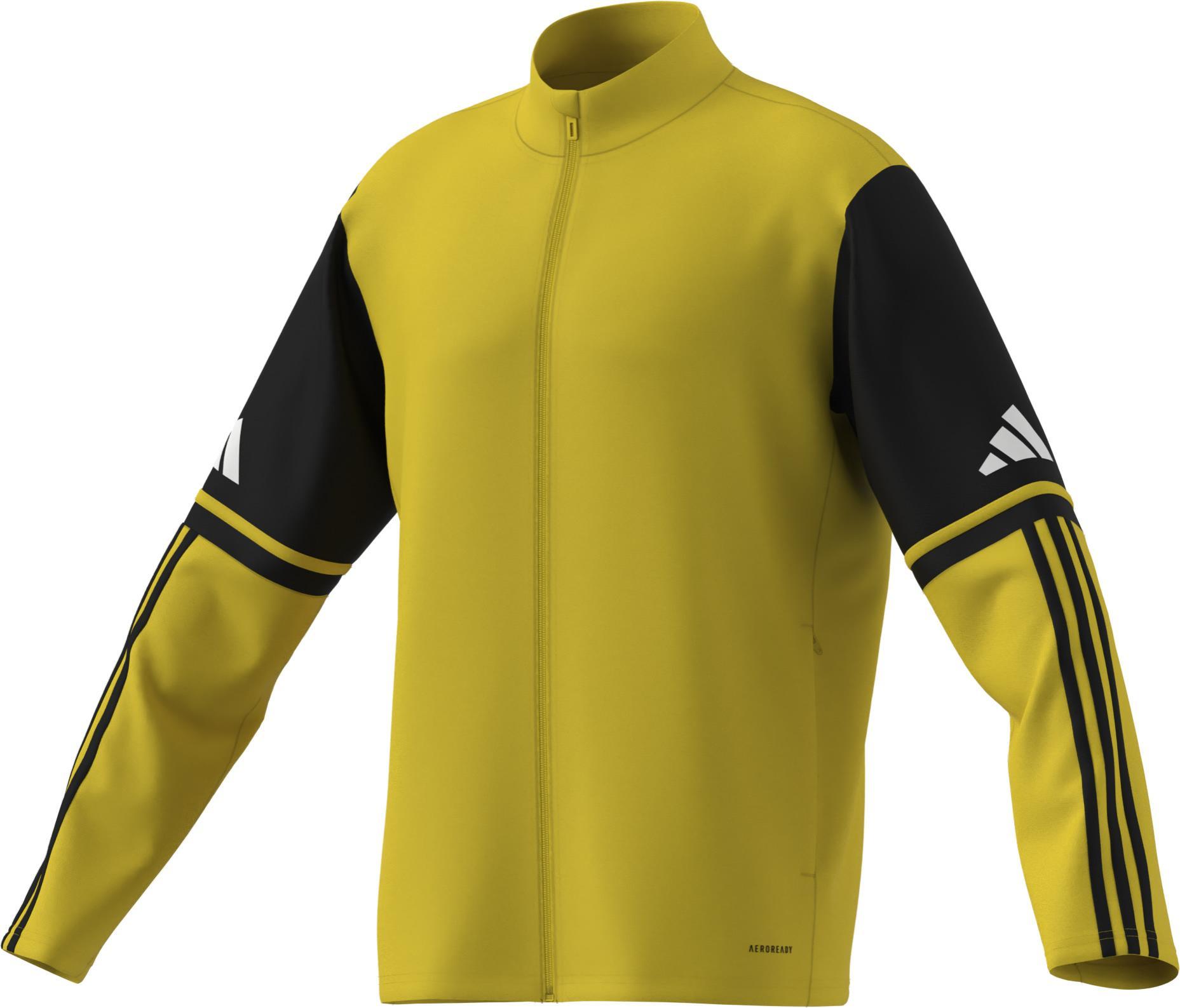 ADIDAS SQUADRA 25 GIACCA RAPPRESENTANZA ZIP LUNGA GIALLO UOMO JP3388