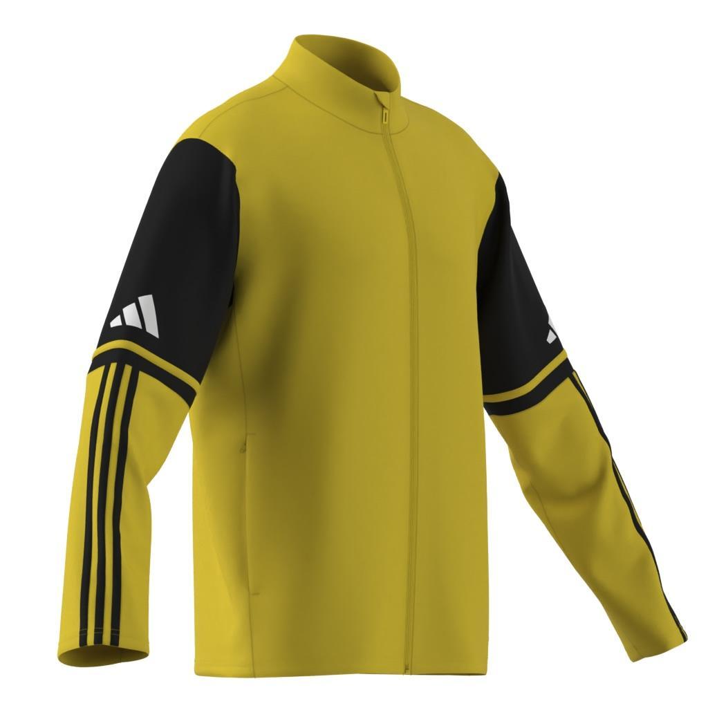 ADIDAS SQUADRA 25 GIACCA RAPPRESENTANZA ZIP LUNGA GIALLO UOMO JP3388