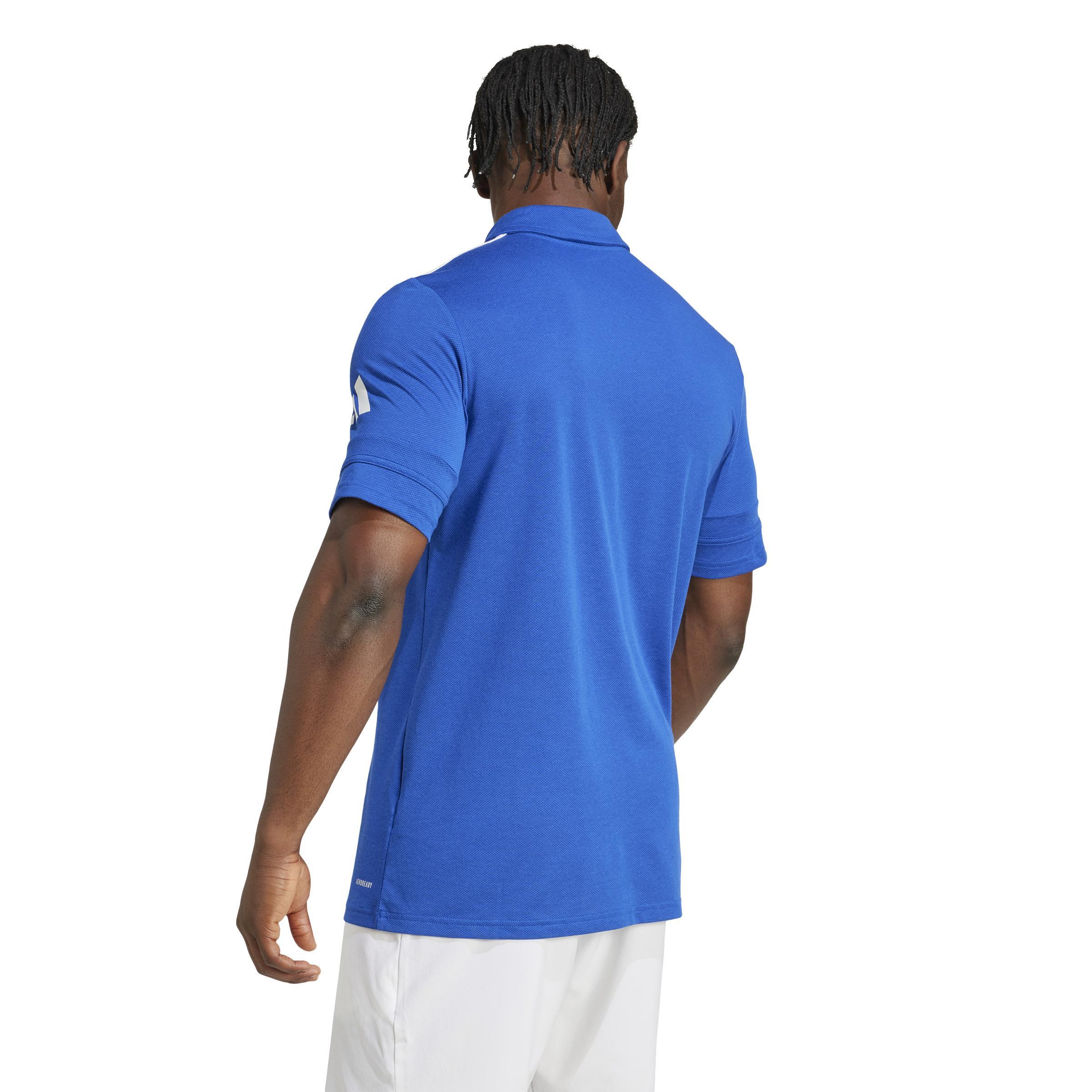 ADIDAS SQUADRA 25  POLO  BLU ROYAL UOMO JW0890