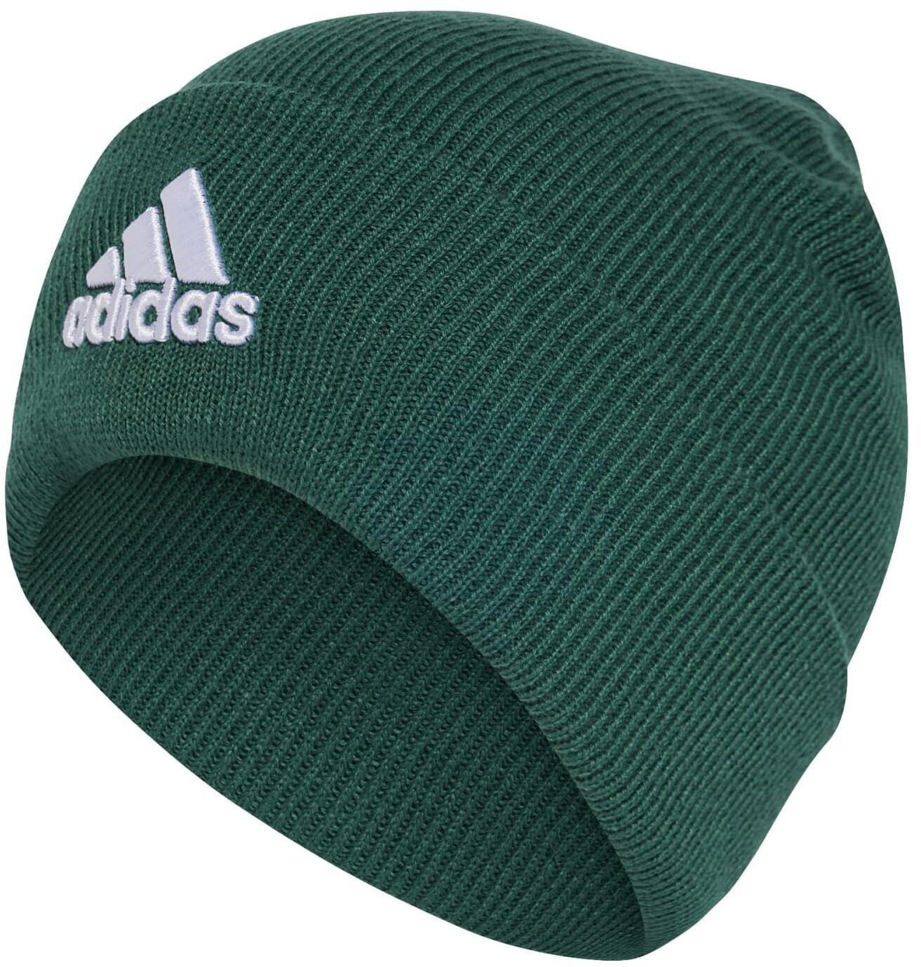 ADIDAS LOGO BEANIE CUF - COLLEGIATE GREEN/WHITE IY7831