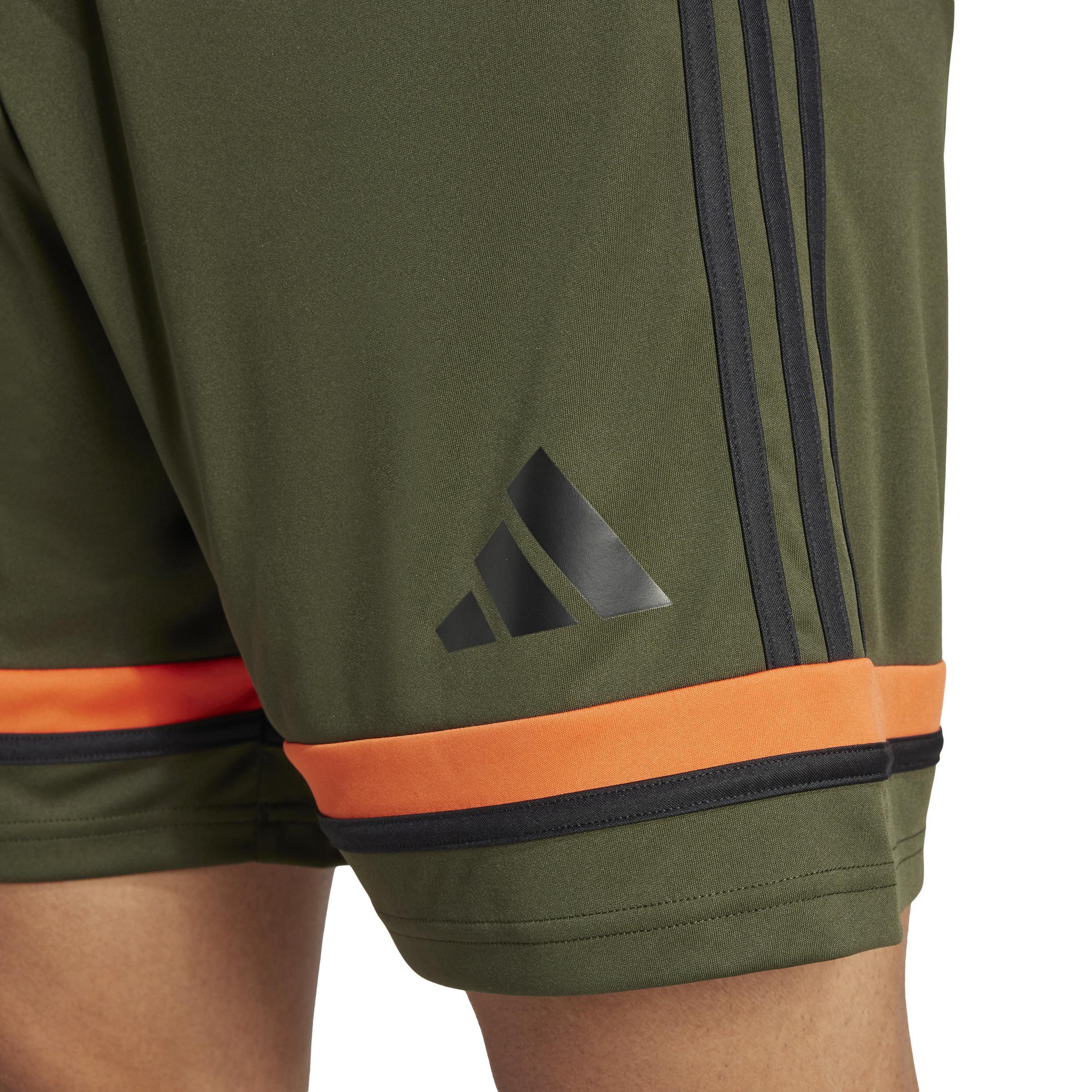 ADIDAS SQUADRA 25 PANTALONCINI VERDE ARANCIONE JN7855