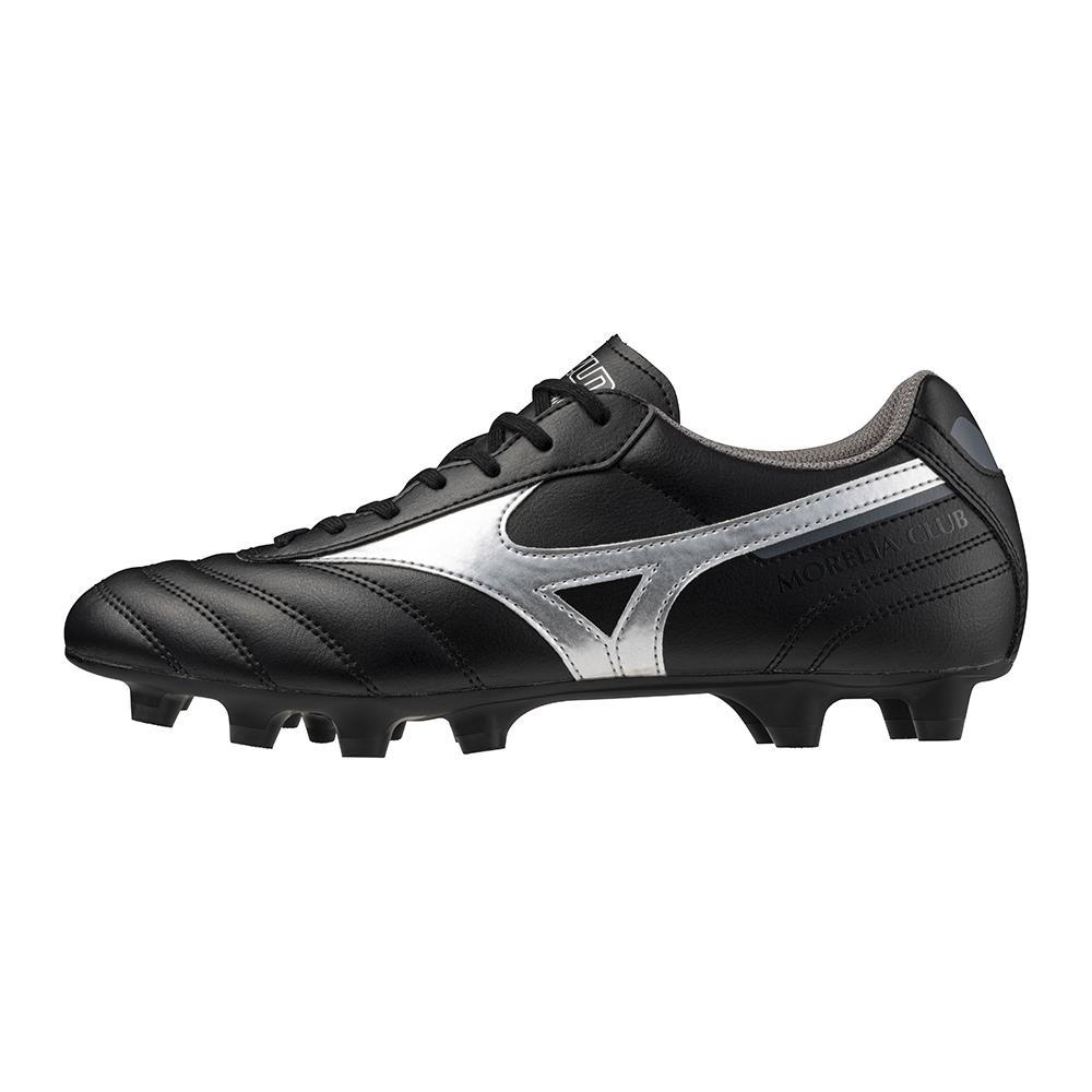 mizuno mizuno scarpe morelia club md - black/galaxy silver - foto 2