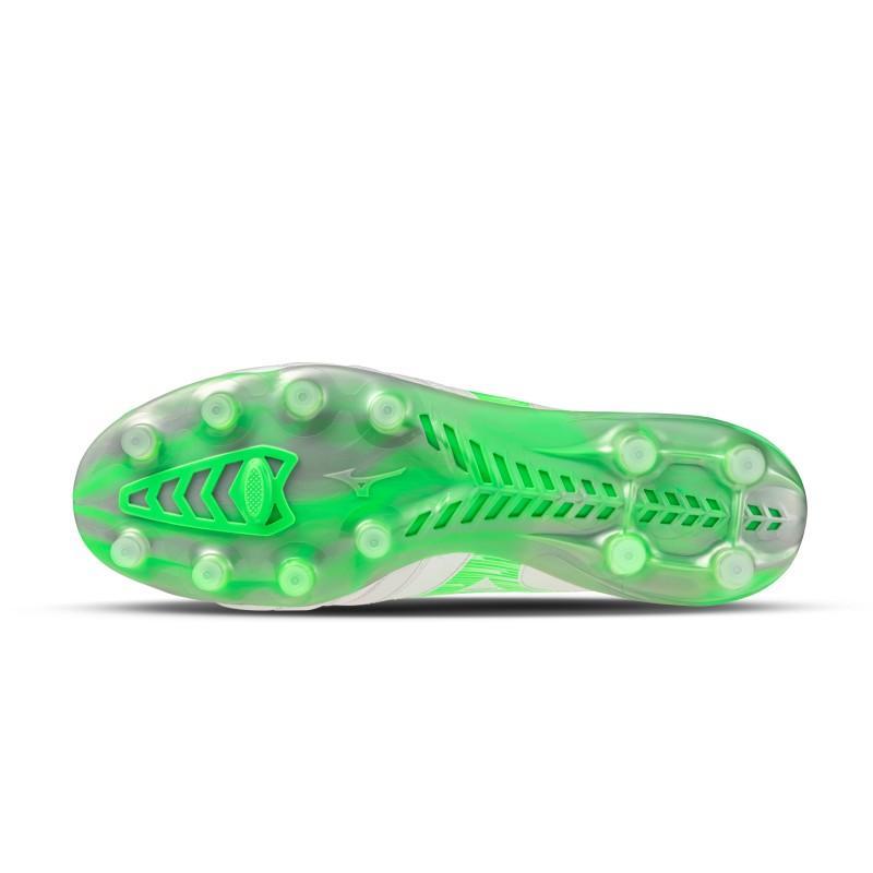 mizuno mizuno scarpe morelia neo beta elite md - white/neon green - foto 3