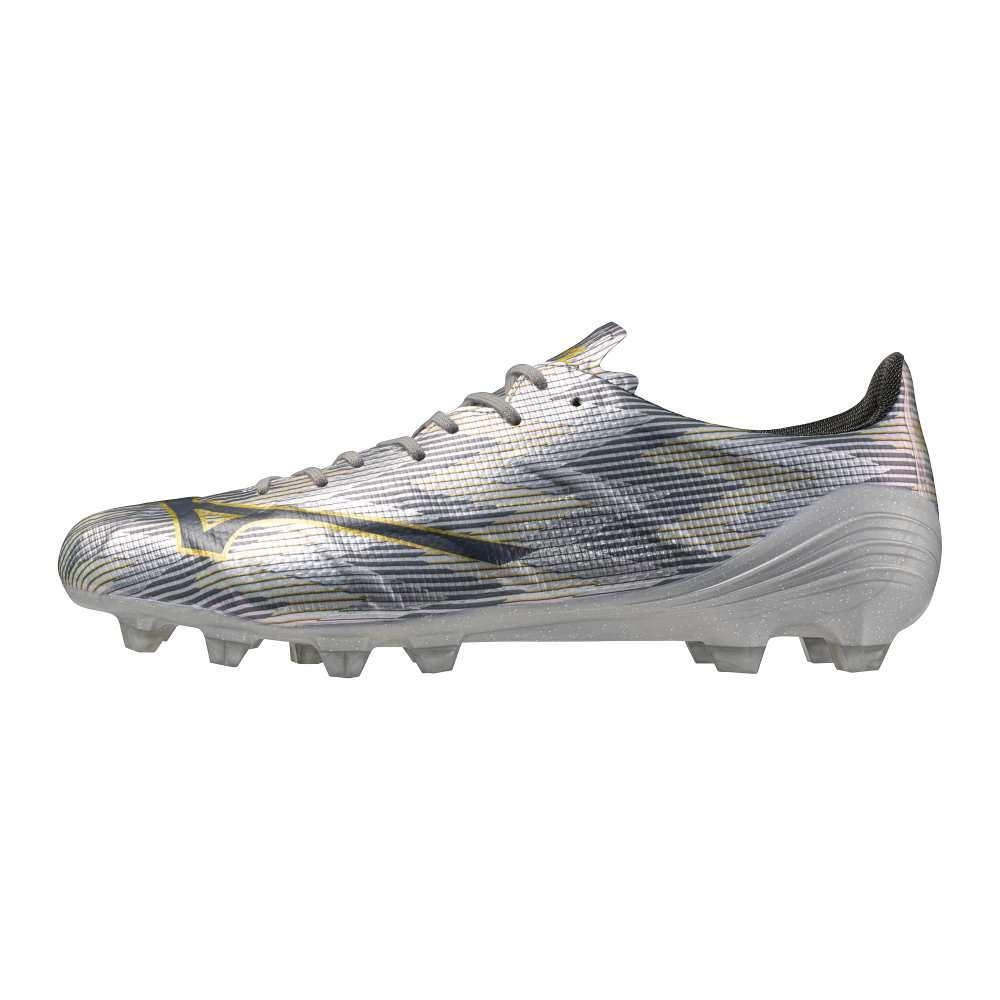 mizuno mizuno scarpe alpha ii elite md - galaxy silver/gold - foto 3