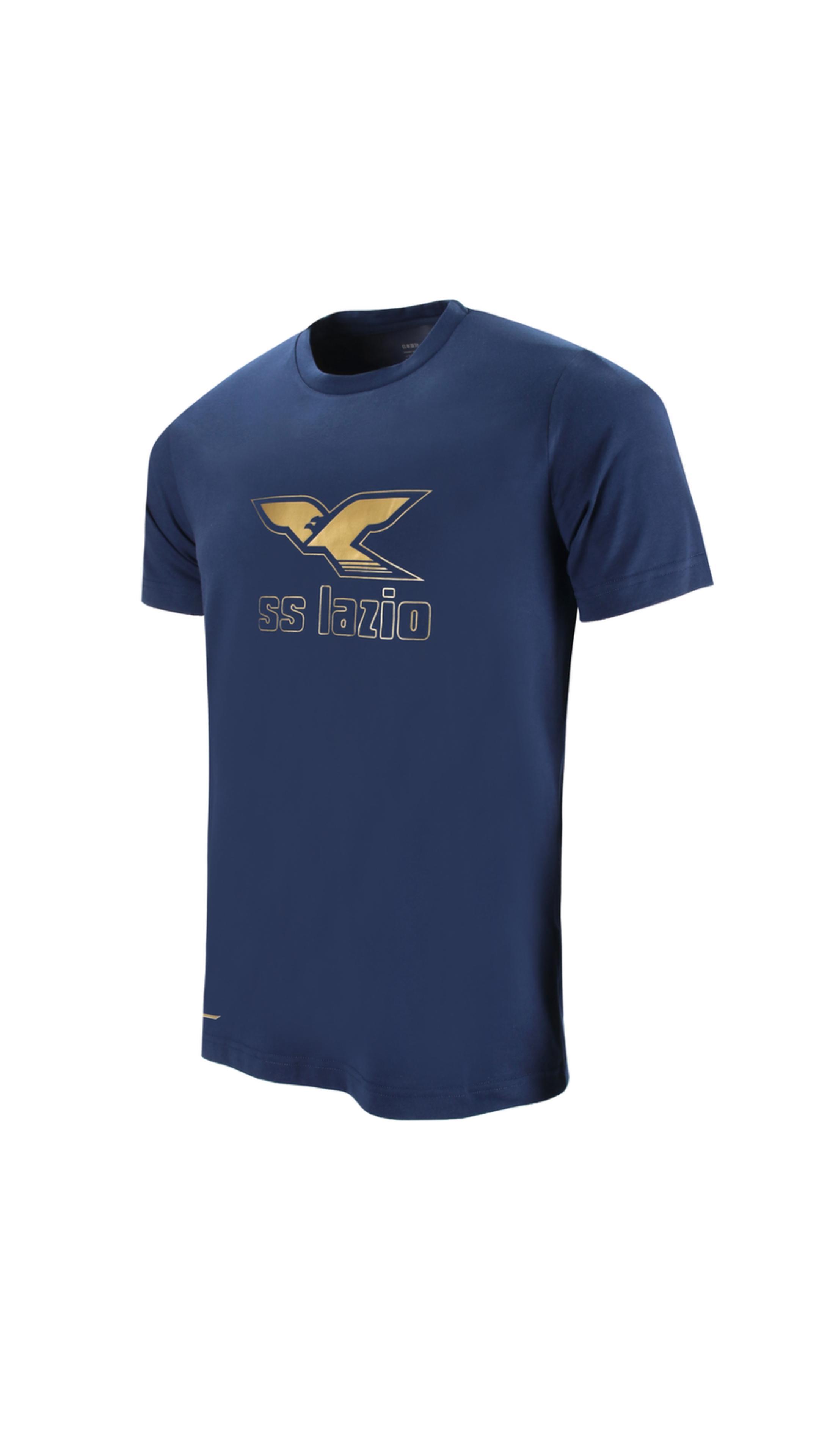 mizuno mizuno ss lazio 125 cotton tee 1 jr - navy - foto 1