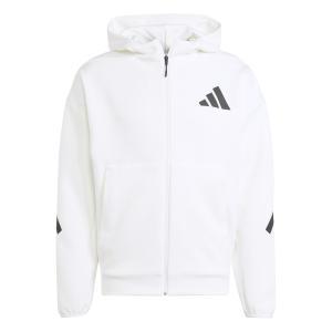 Felpa  z.n.e. hoodie fz m  uomo bianco