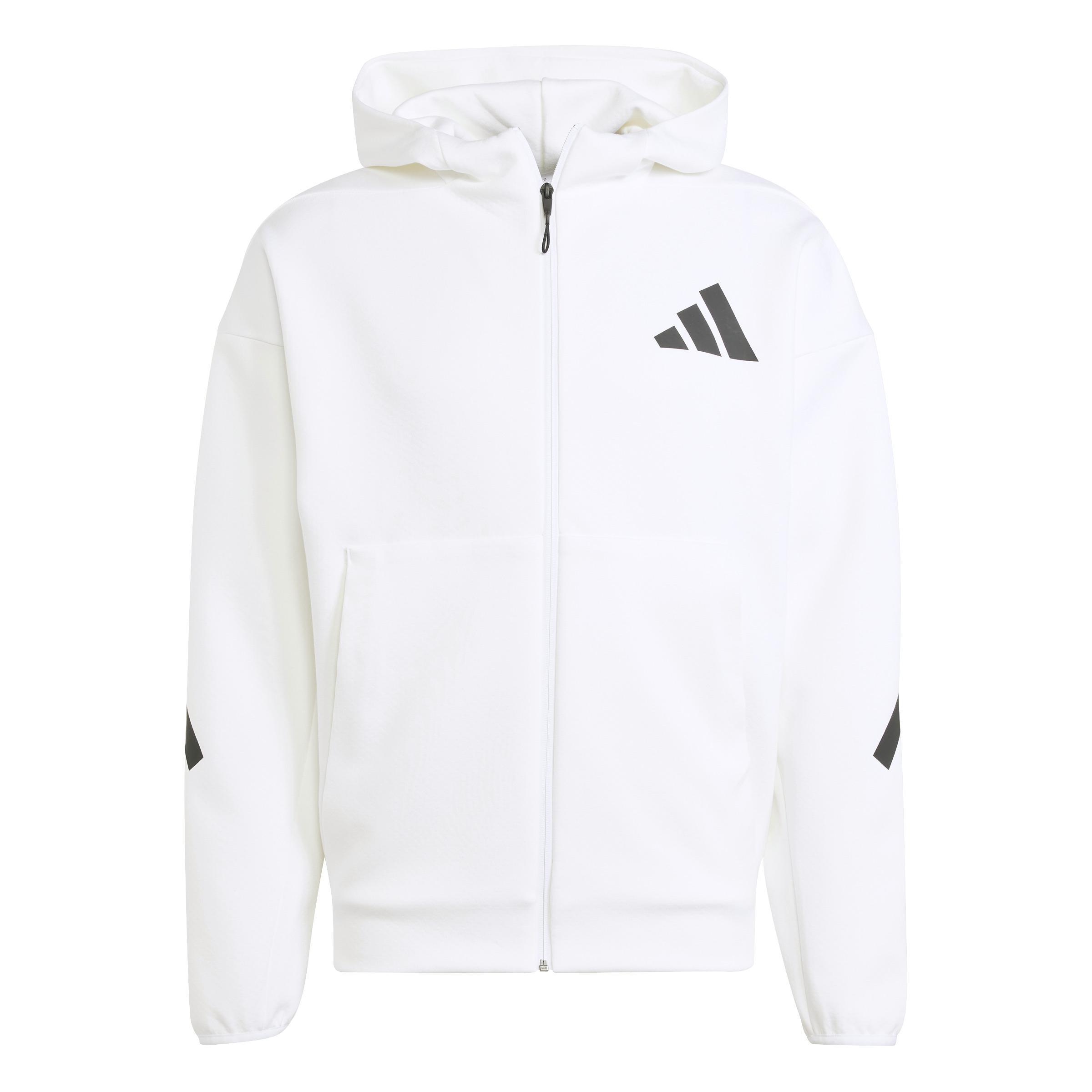 ADIDAS FELPA  Z.N.E. HOODIE FZ M  UOMO BIANCO JF2443