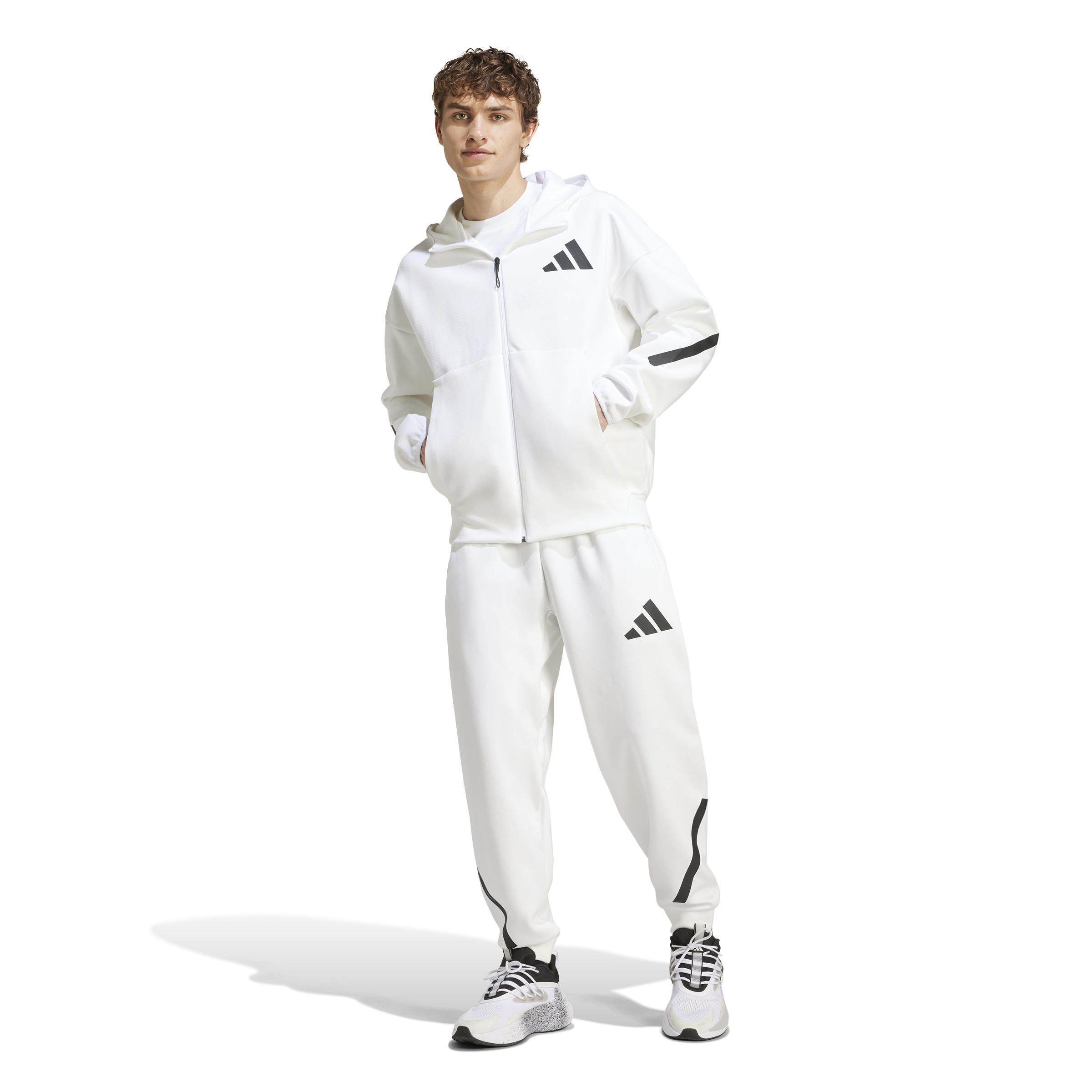 ADIDAS FELPA  Z.N.E. HOODIE FZ M  UOMO BIANCO JF2443