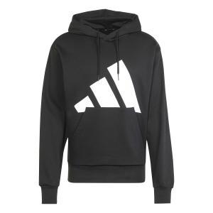 Hooded sweat fl bl m - black/white