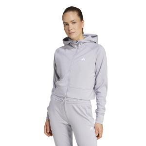 Hooded tracksuit jacket gg fz - glogry/white