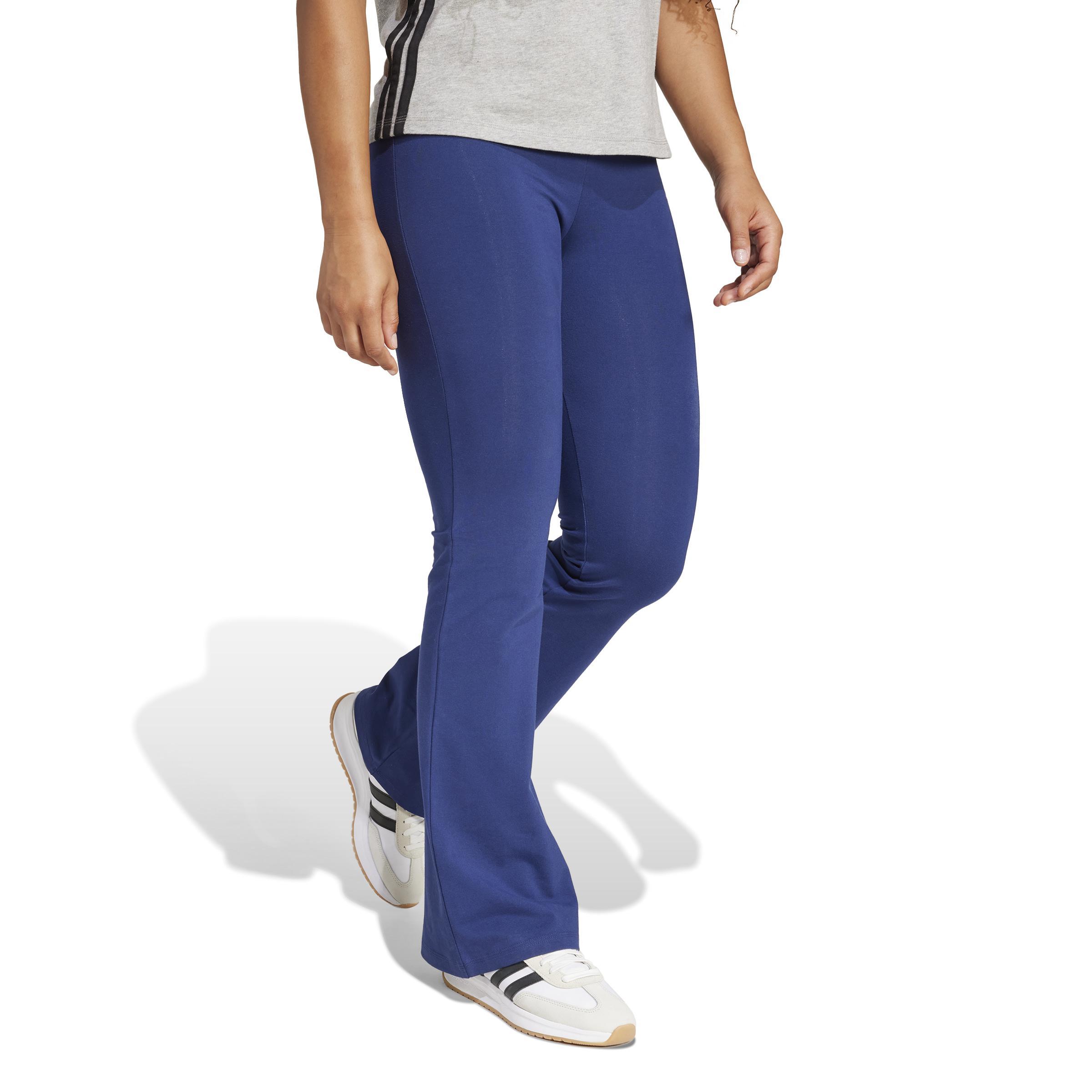 adidas adidas tights flarleg sl sj - dkblue/white - foto 2