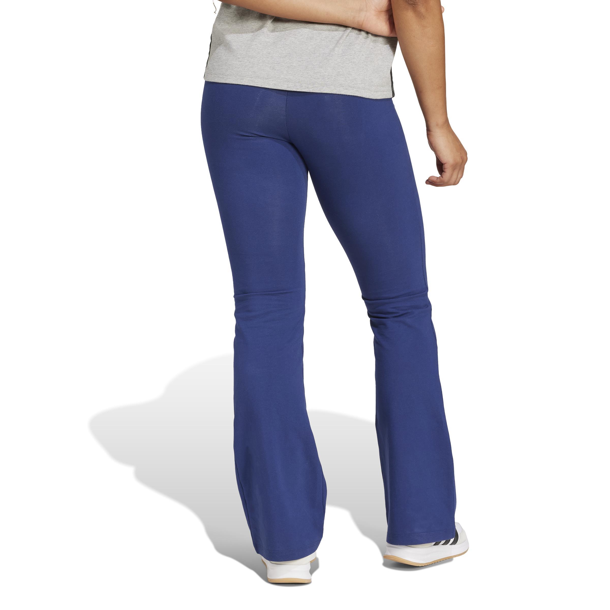 adidas adidas tights flarleg sl sj - dkblue/white - foto 3