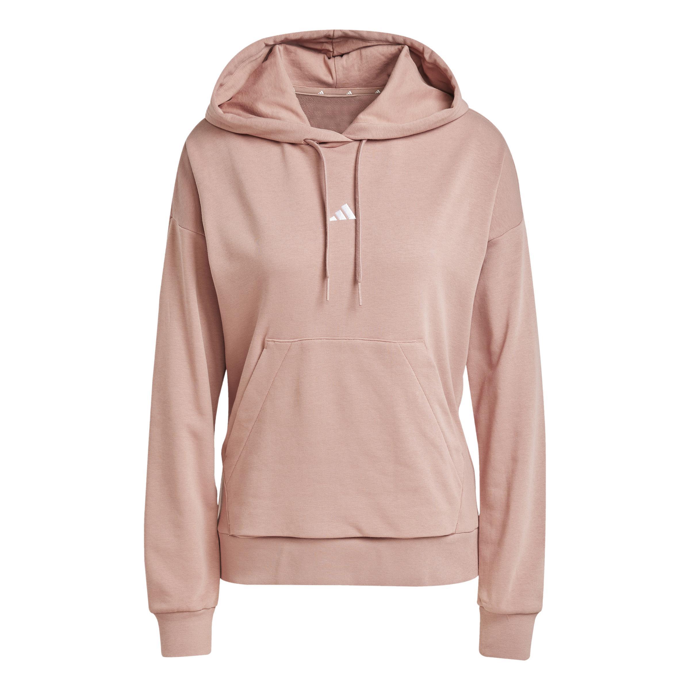 ADIDAS FELPA HOODED SWEAT DONNA ROSA ANTICO JD7995