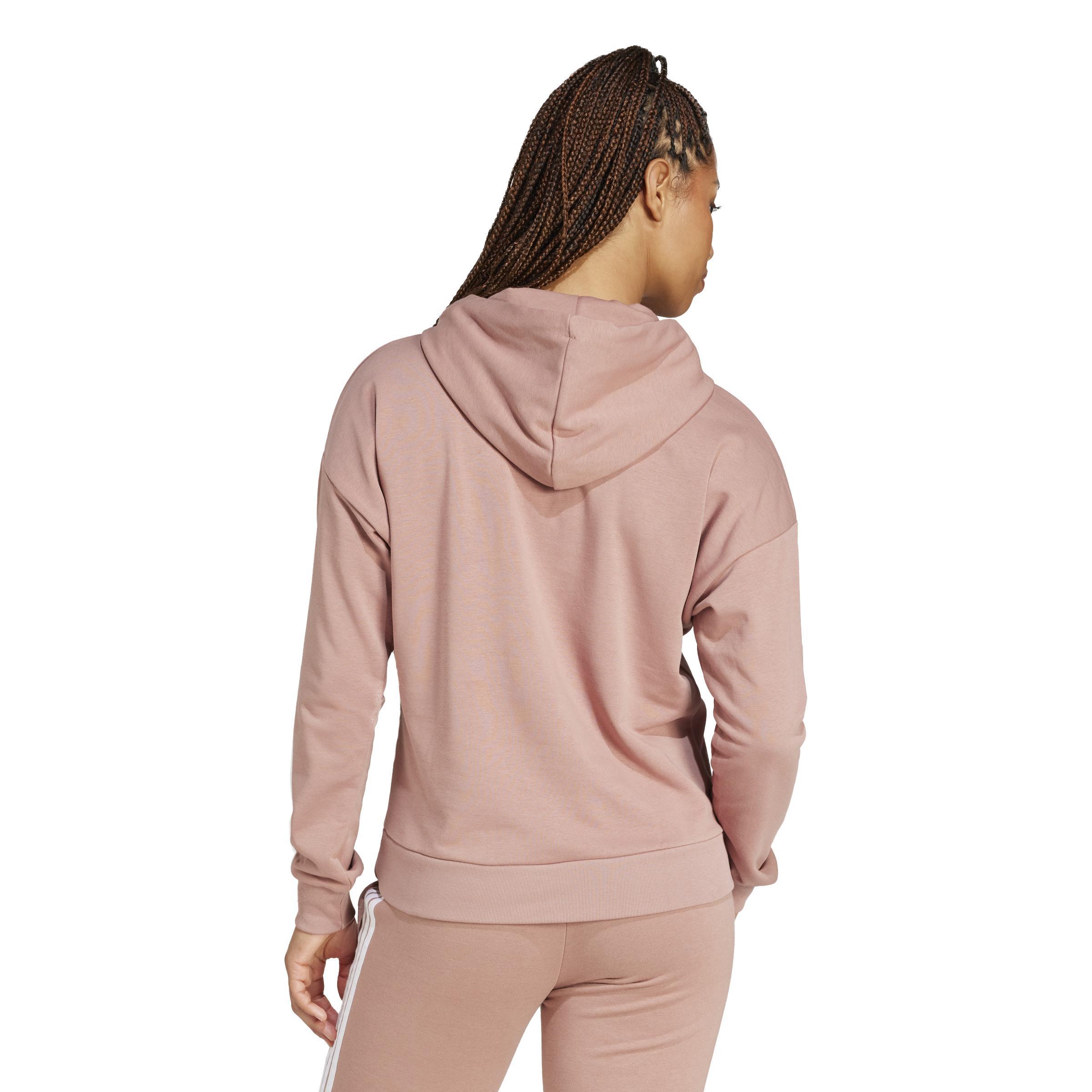 ADIDAS FELPA HOODED SWEAT DONNA ROSA ANTICO JD7995