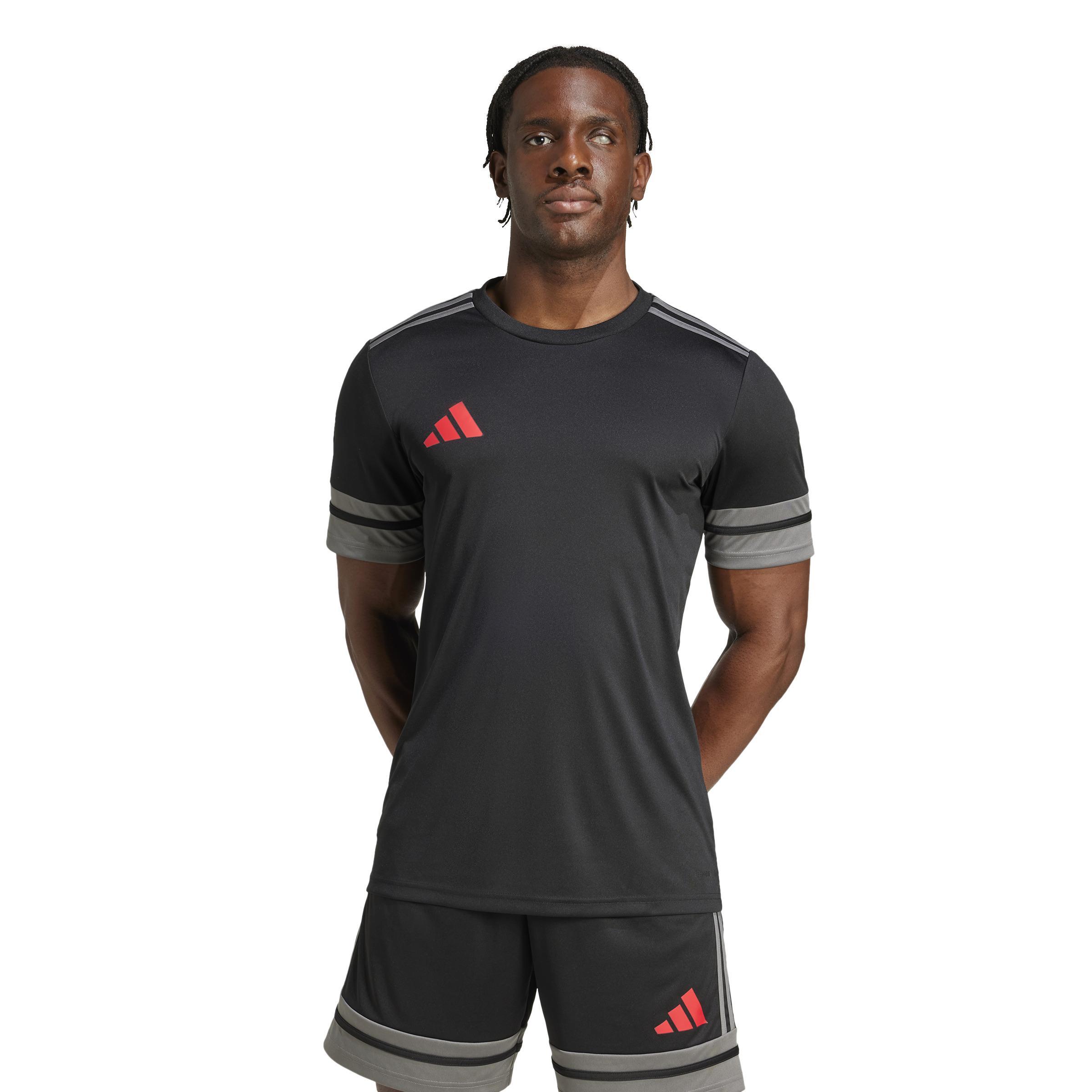 ADIDAS SQUADRA 25 MAGLIA  UOMO NERO GRIGIO JN4450