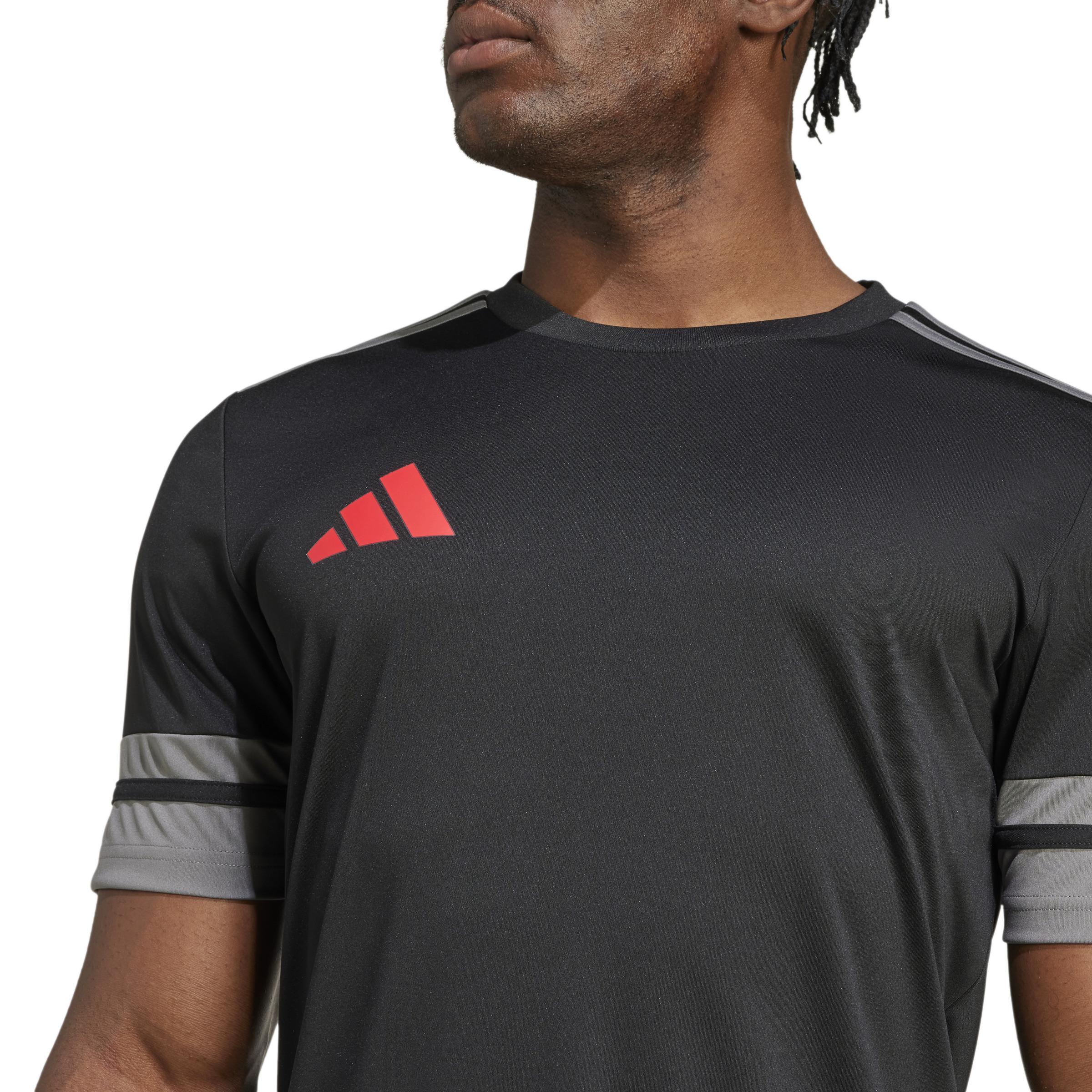 ADIDAS SQUADRA 25 MAGLIA  UOMO NERO GRIGIO JN4450