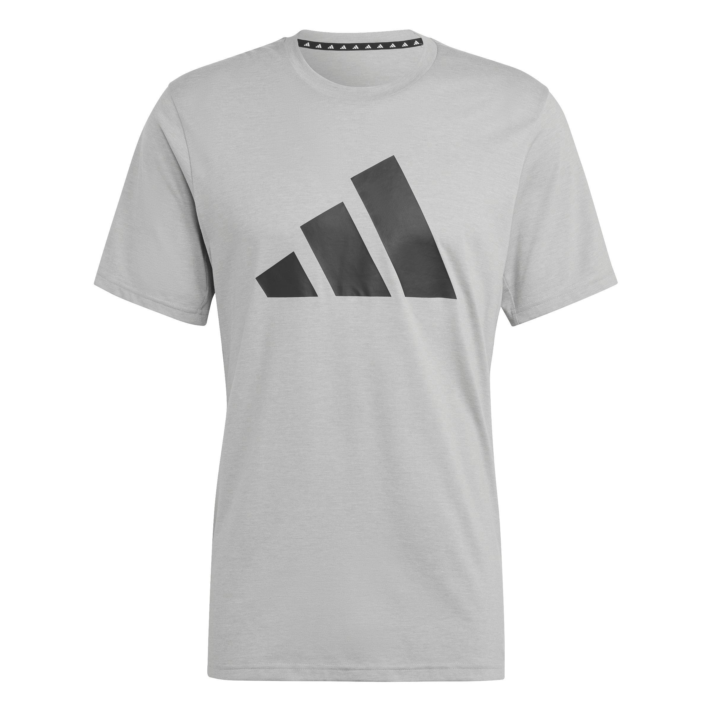 adidas adidas workout essentials t-shirts - medium grey heather/black - foto 1