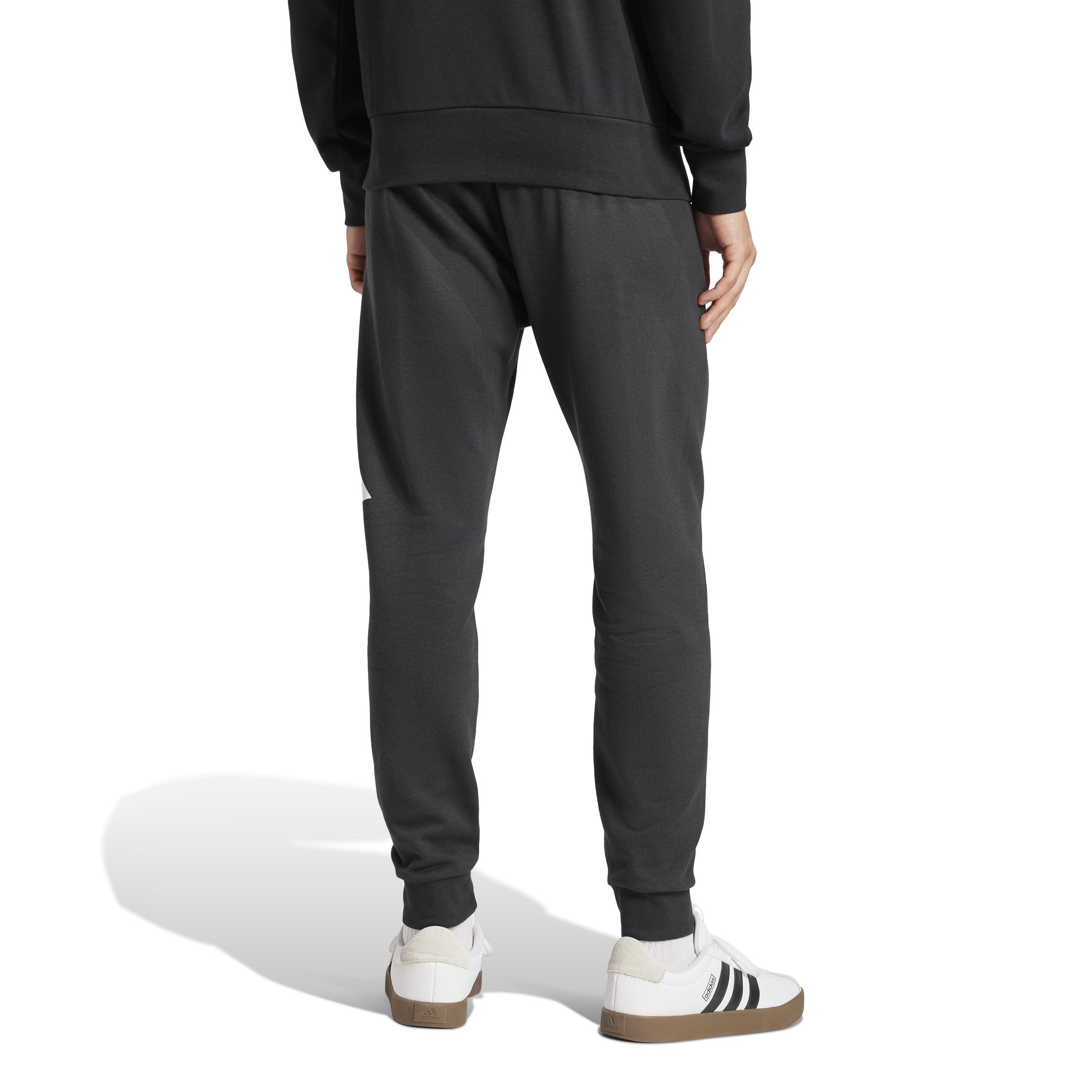 adidas adidas essentials pants - black/white - foto 3