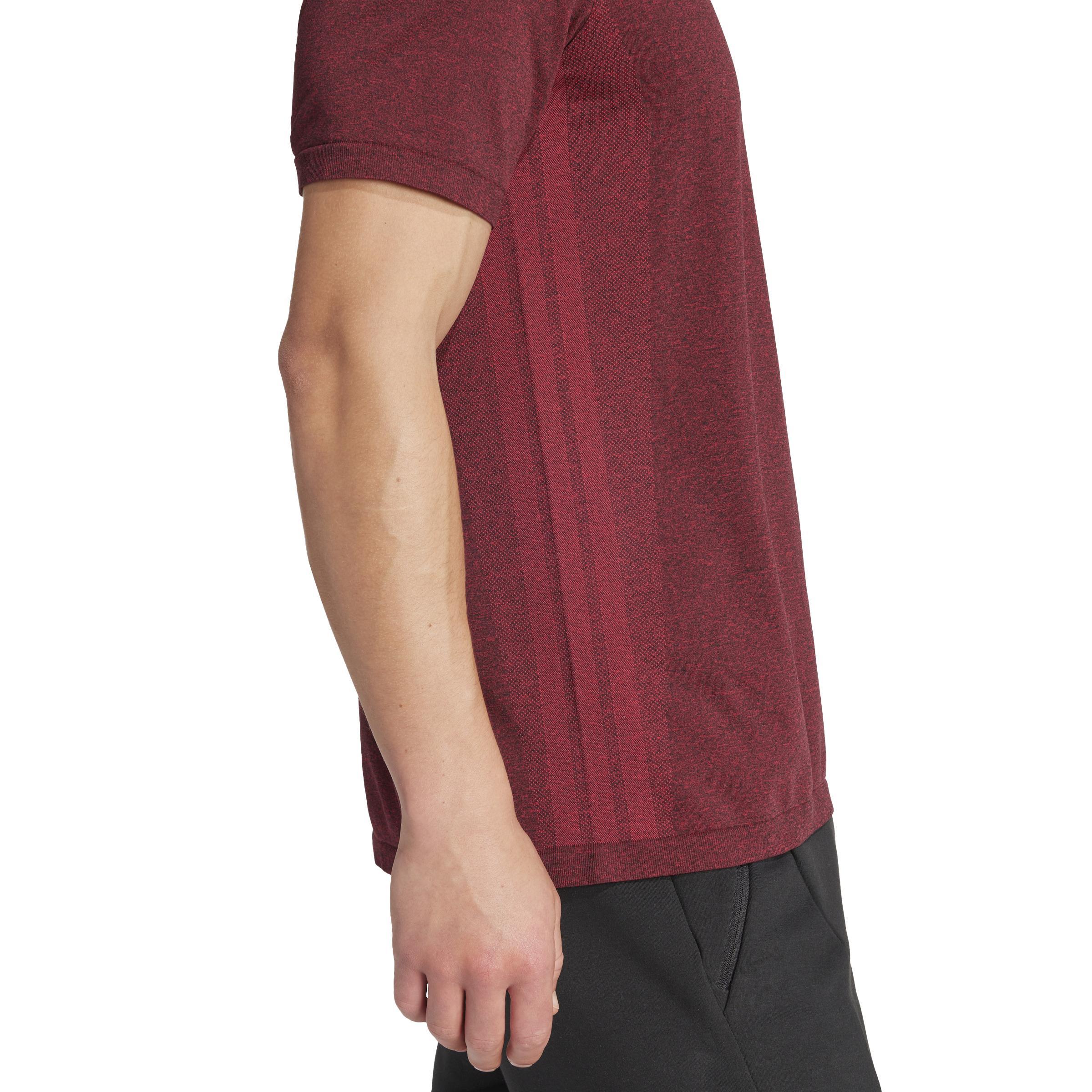 ADIDAS T-SHIRT WORKOUT ESSENTIALS T-SHIRTS UOMO ROSSO IS6928