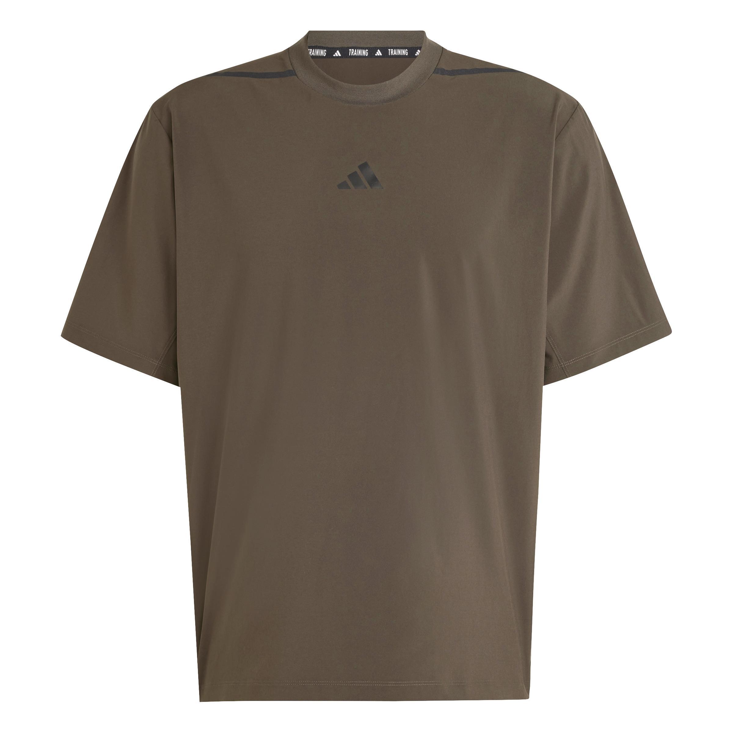 adidas adidas power t-shirts - shadow olive/black - foto 1