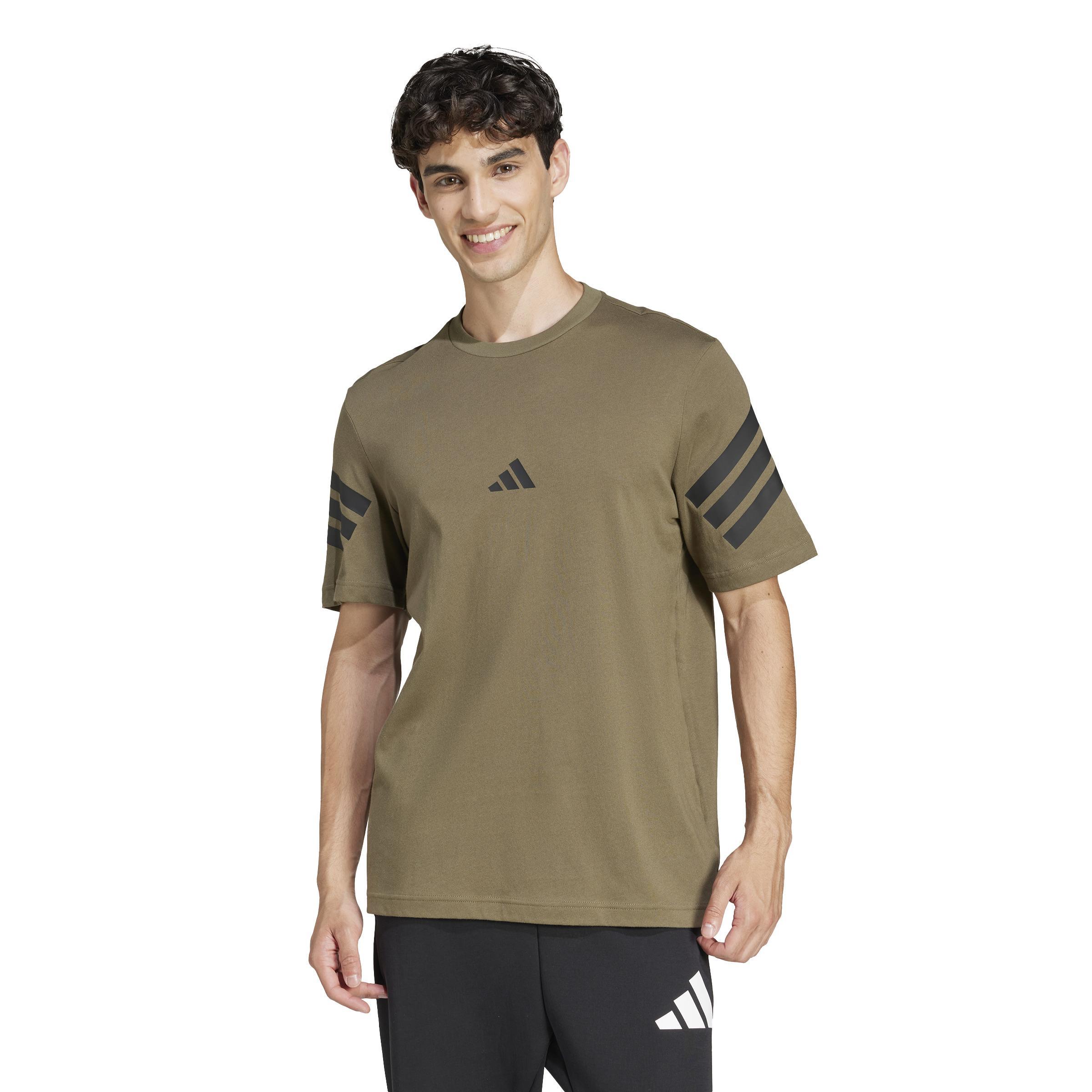 adidas adidas future icons t-shirts - olive strata - foto 2