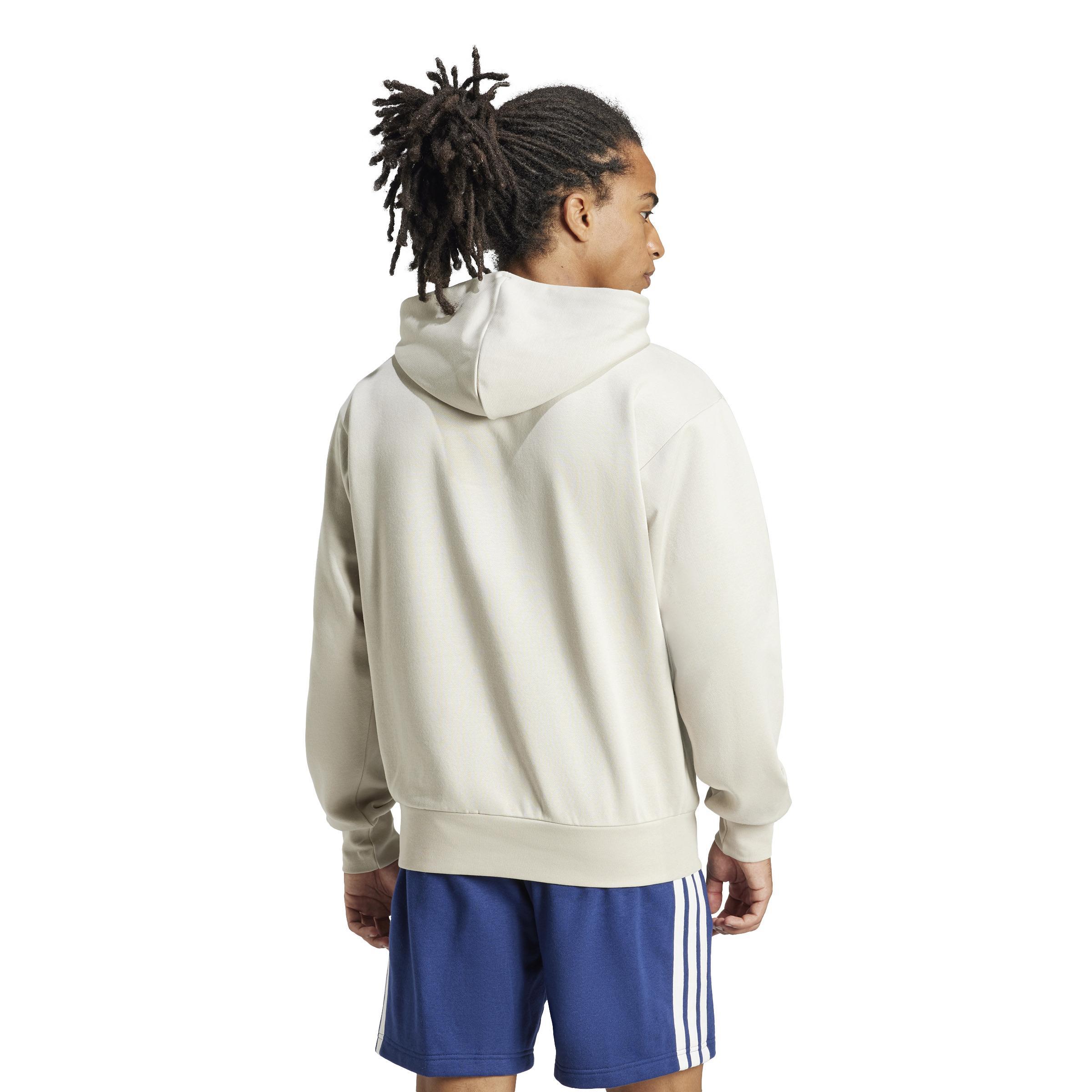 ADIDAS FELPA ESSENTIALS SWEATSHIRTS  UOMO BEIGE JE8882