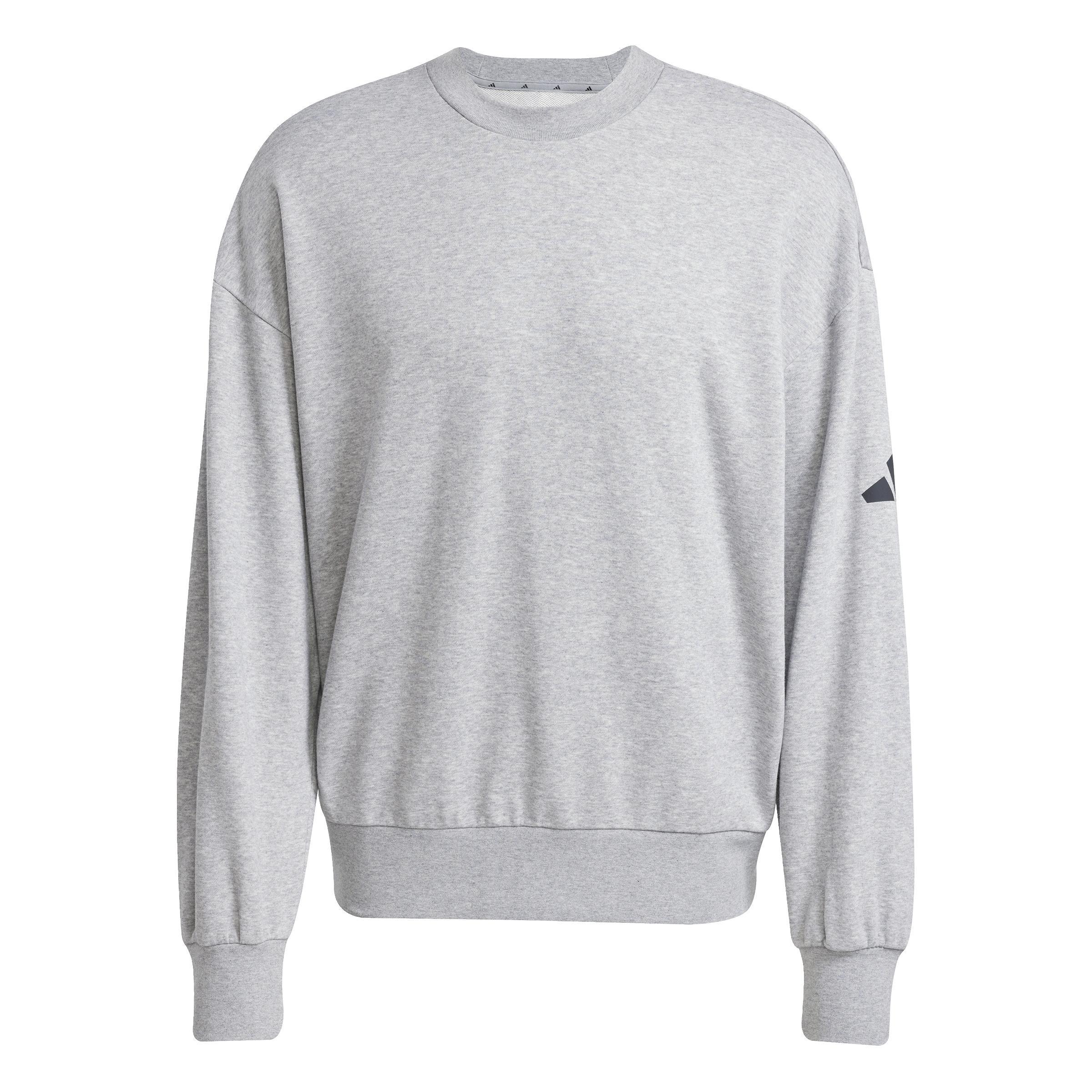 adidas adidas essentials sweatshirts - medium grey heather/black - foto 1