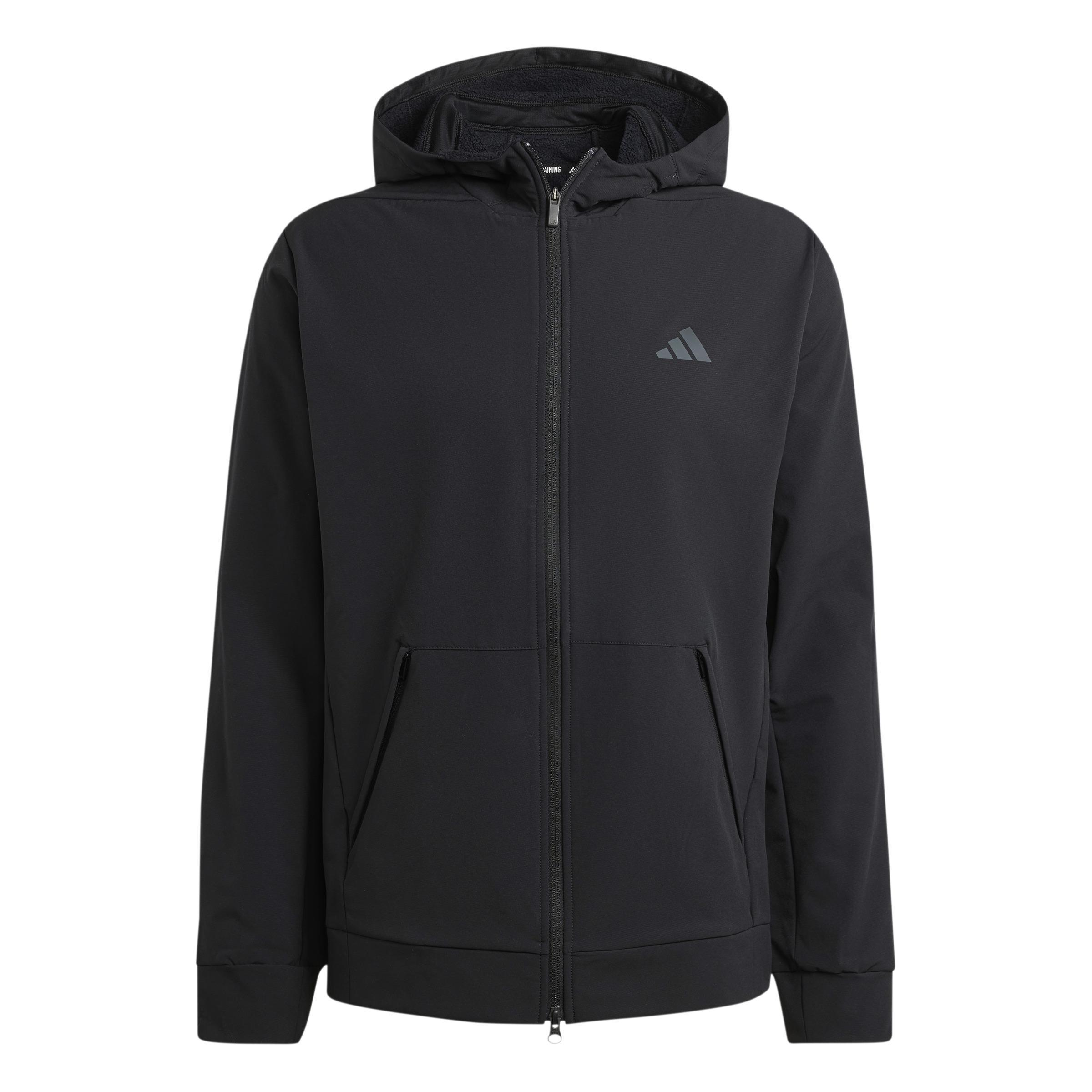 adidas adidas hd tracksuit jacket d4t cr fz - black - foto 1