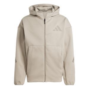 Felpa hd track top m z.n.e. fz  uomo beige