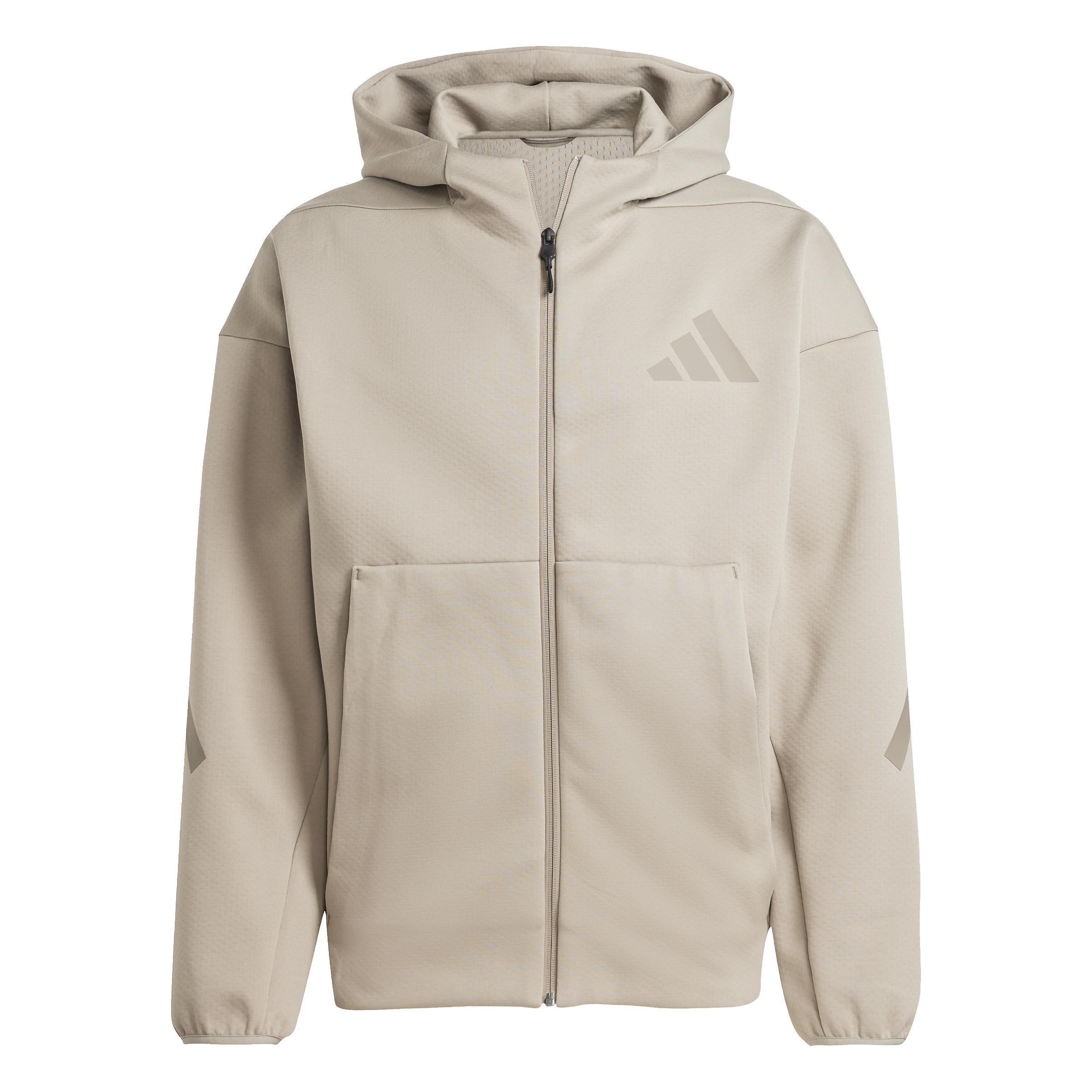 ADIDAS FELPA HD TRACK TOP M Z.N.E. FZ  UOMO BEIGE JC5495