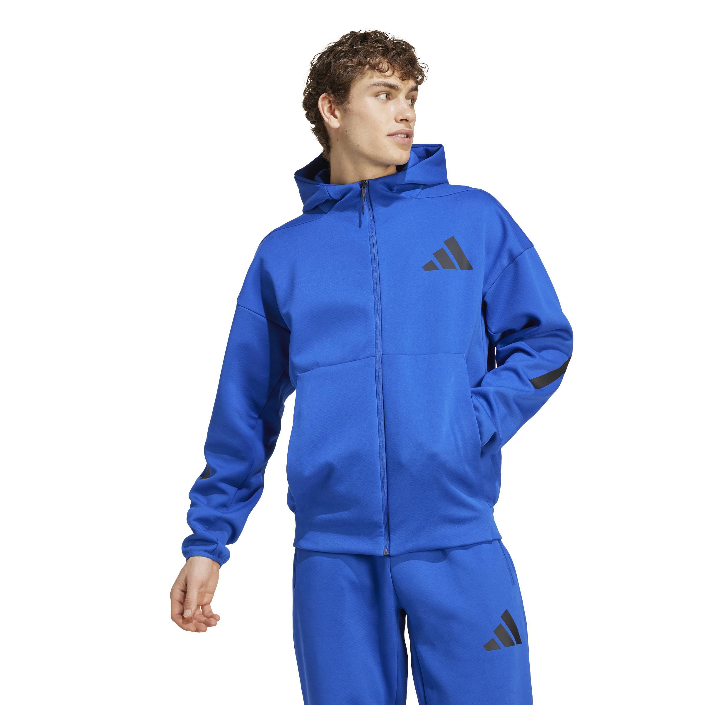 adidas adidas hd track top m z.n.e. fz - team royal blue - foto 2