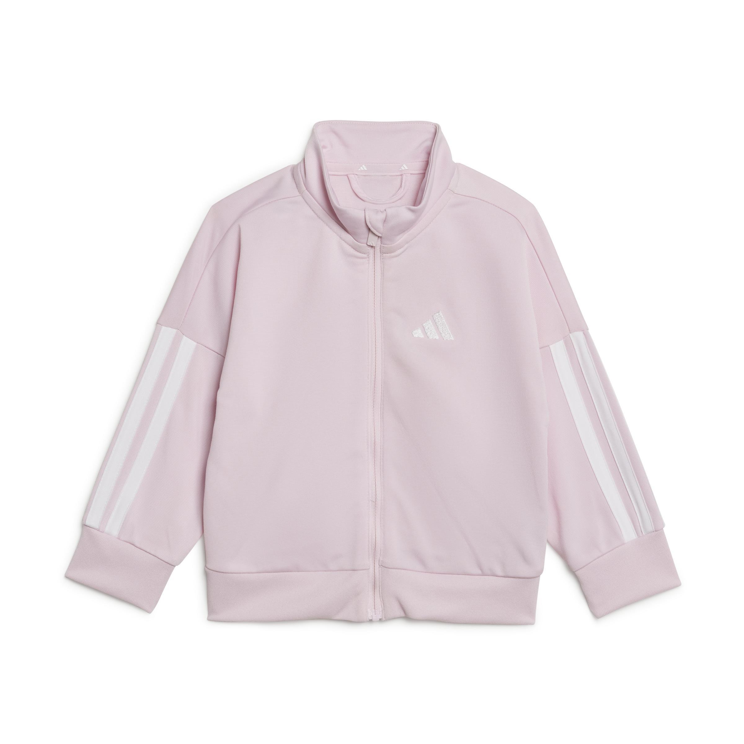 ADIDAS TUTA COMPLETA BAMBINA  JOGGER  ROSA JJ3537