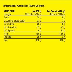 Crispy bar 40 g crunchy cookies