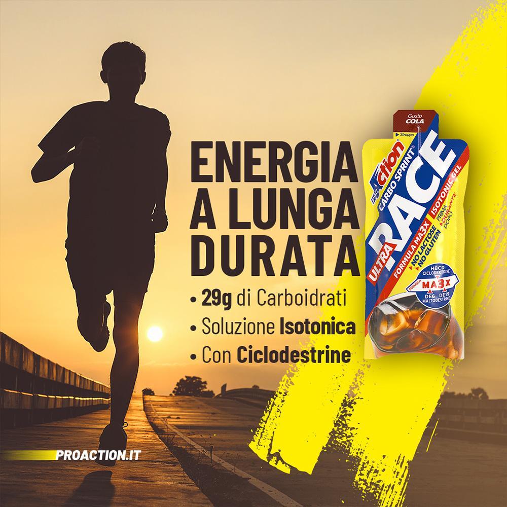 proaction proaction carbo sprint ultrarace gel 60 ml frutti b - foto 2