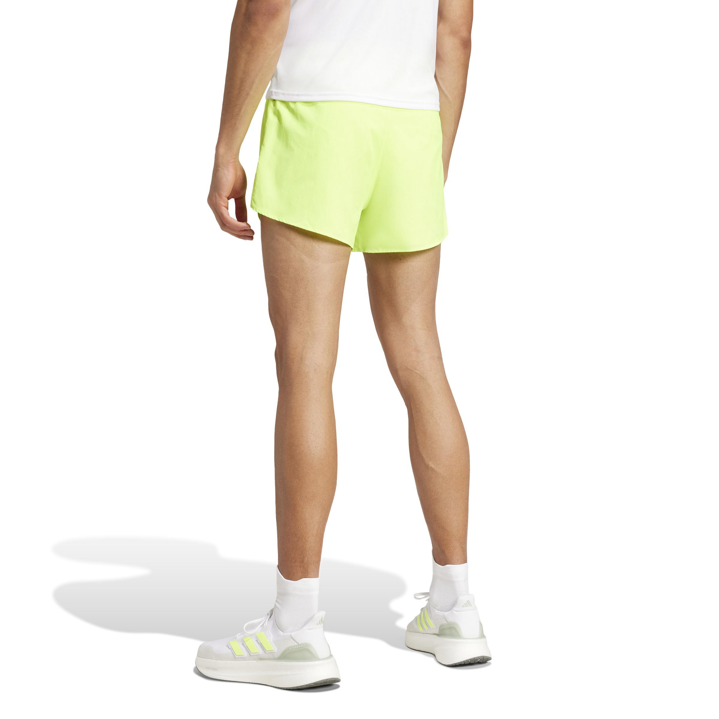 adidas adidas adizero essentials running short - lucid lemon - foto 3