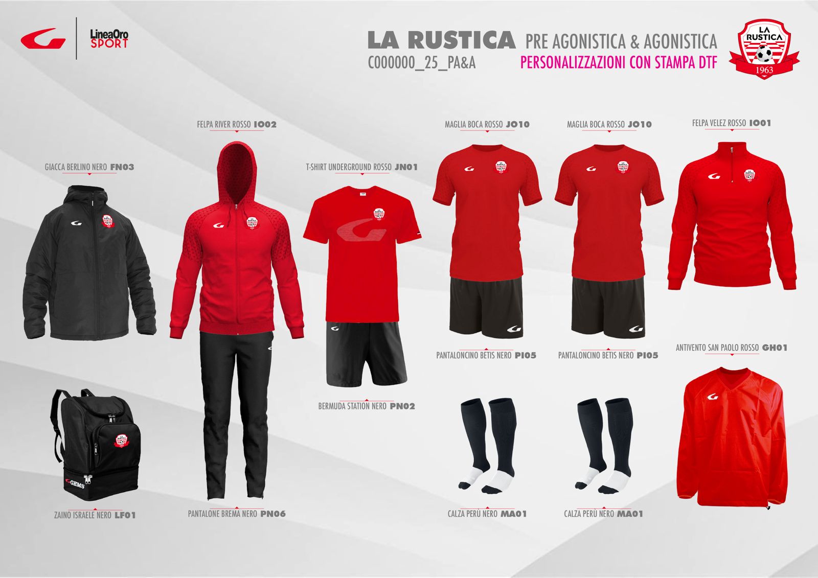 LA RUSTICA 2025 SET PRE-AGONISTICA & AGONISTICA - XXL