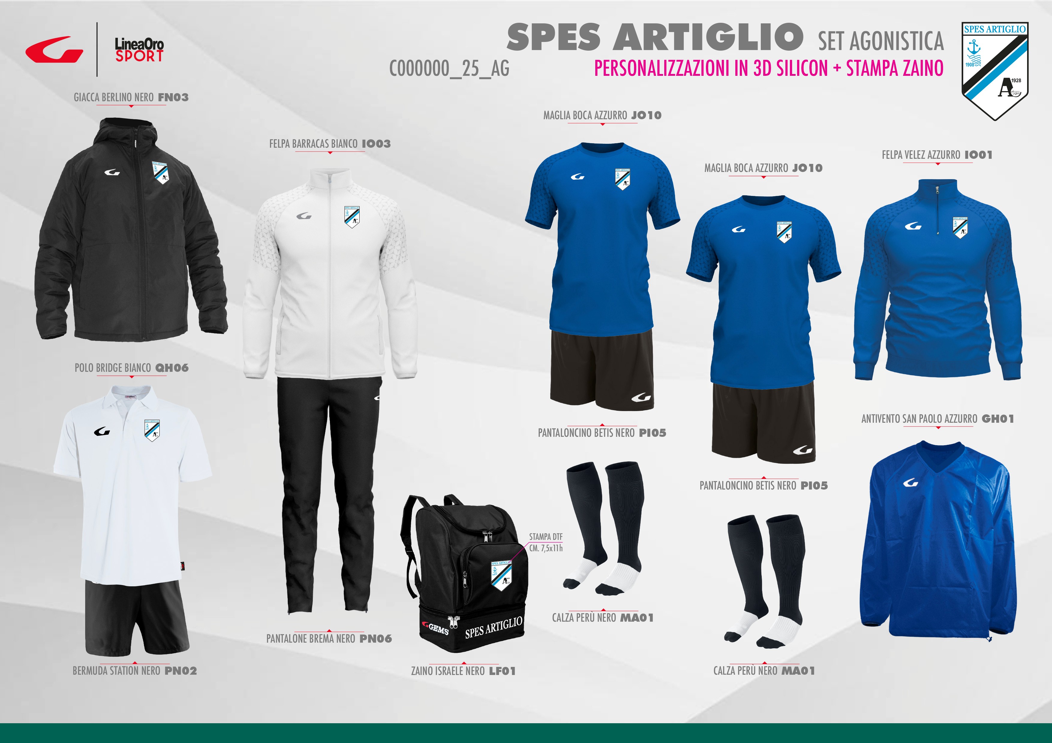 SPES ARTIGLIO 2025 SET AGONISTICA - XXS