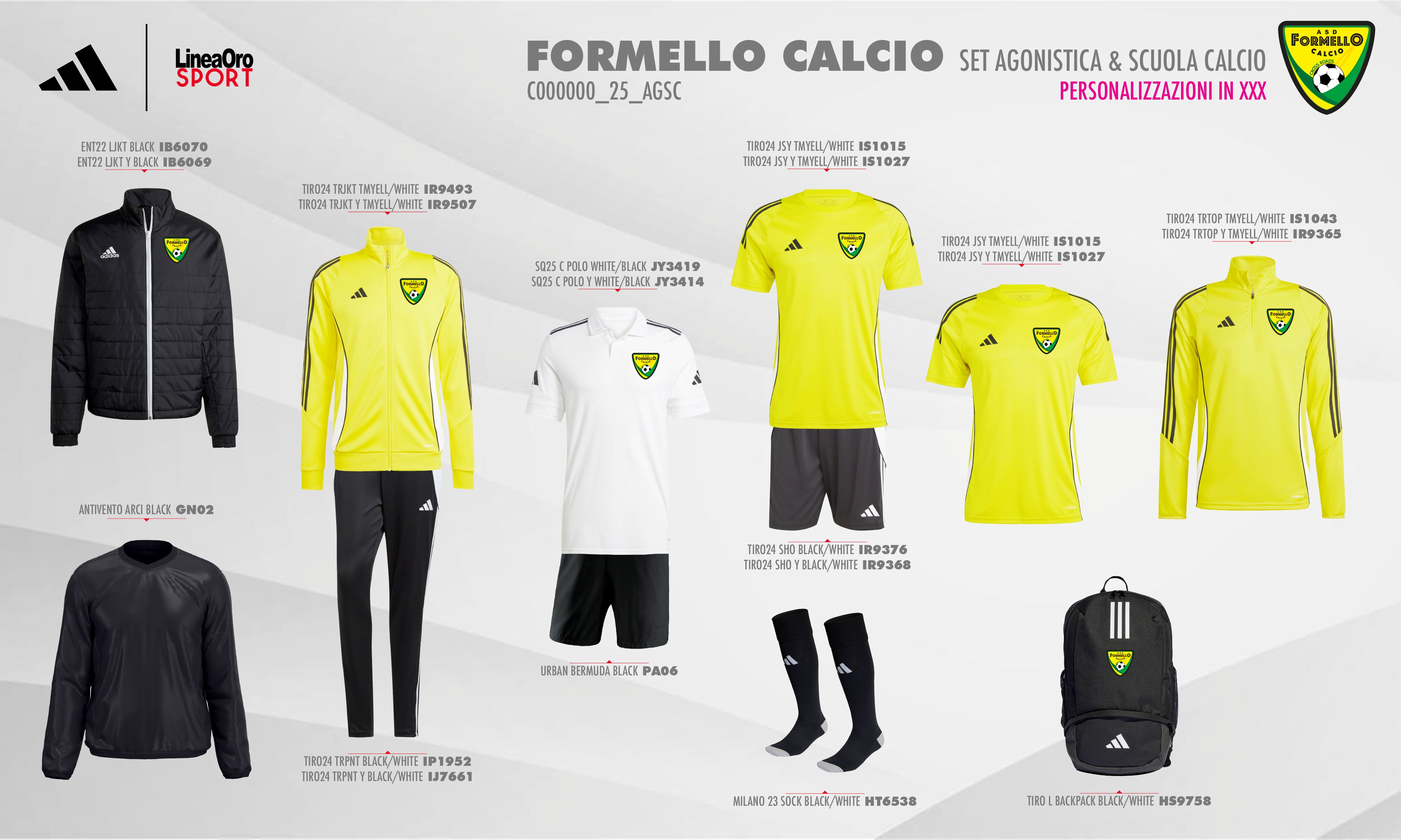 FORMELLO CALCIO 2025 SET AGONISTICA & SCUOLA CALCIO - 116