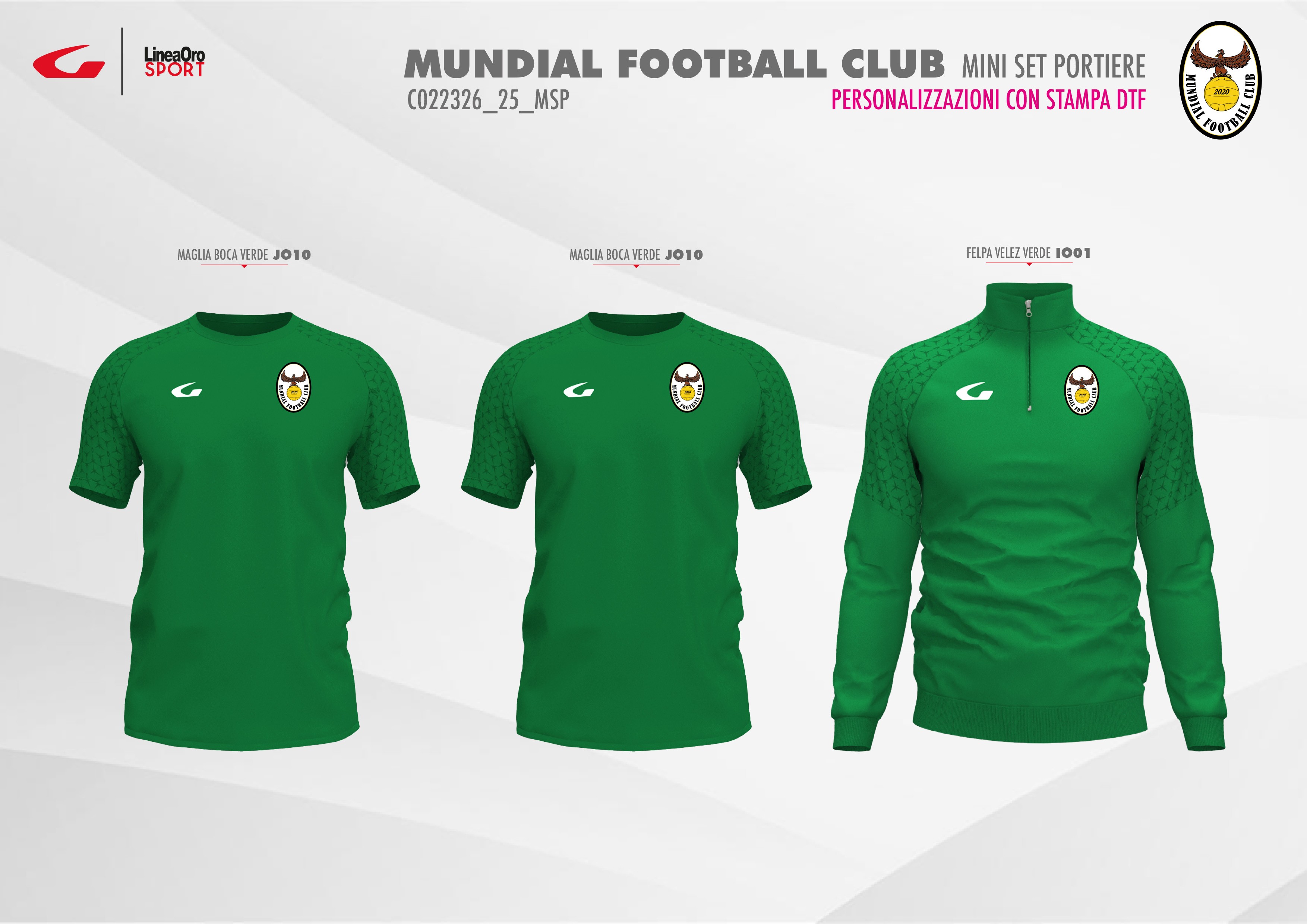 MUNDIAL F.C. 2025 MINI SET PORTIERE - XL