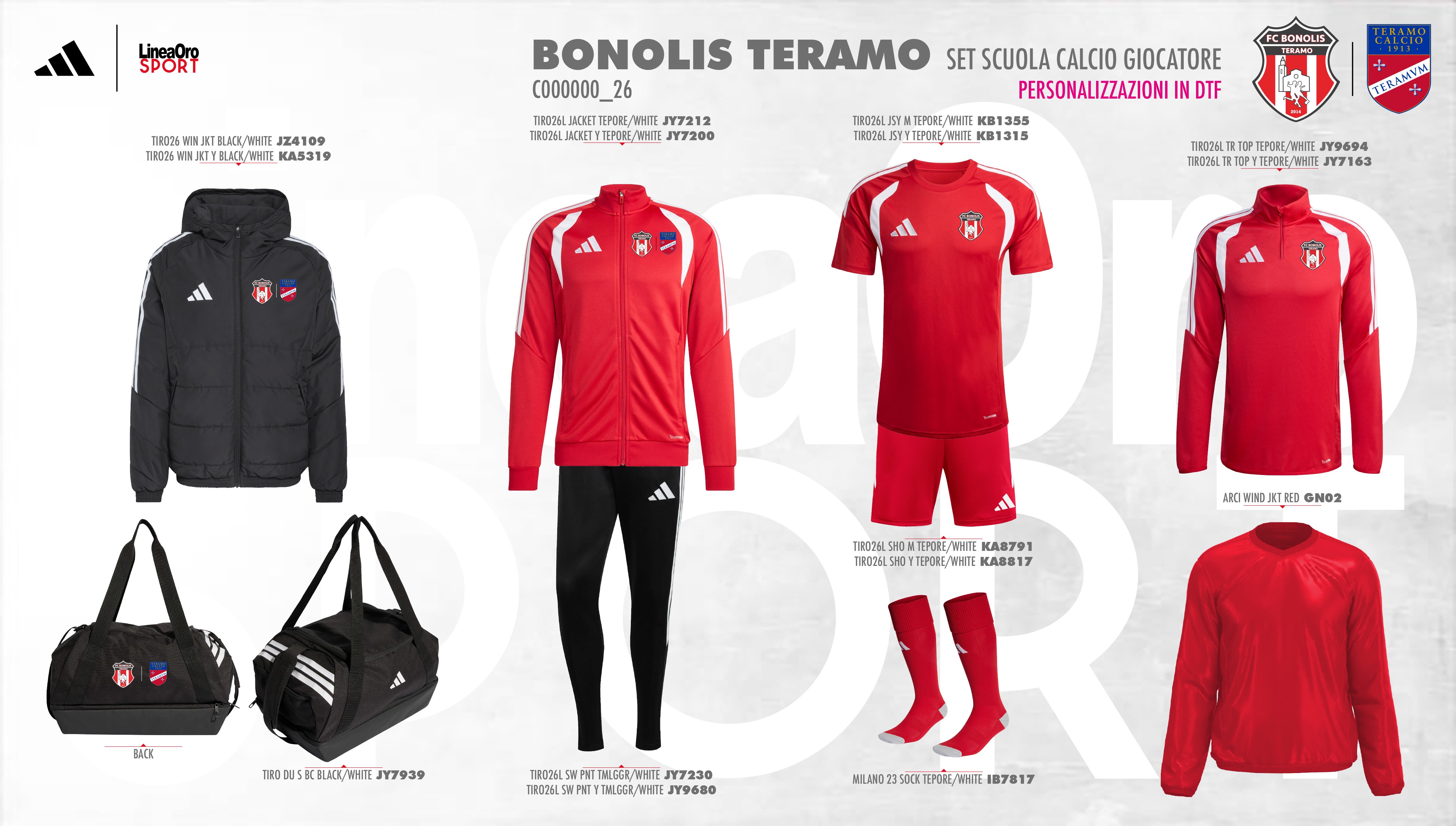 FC BONOLIS TERAMO 2026 SET SCUOLA CALCIO - 116