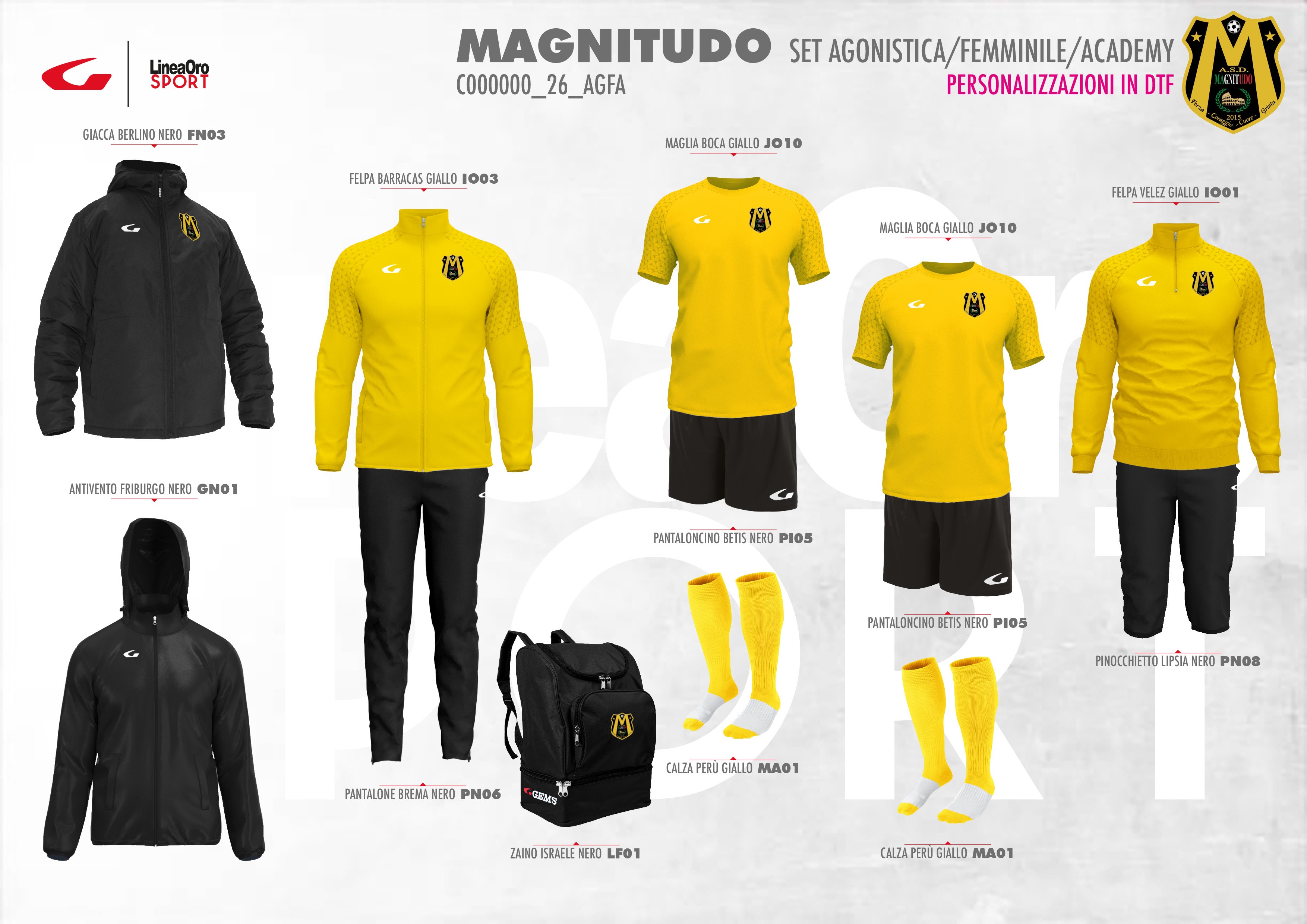 A.S.D. MAGNITUDO FCCG 2026 SET AGONISTICA_FEMMINILE_ACADEMY - M