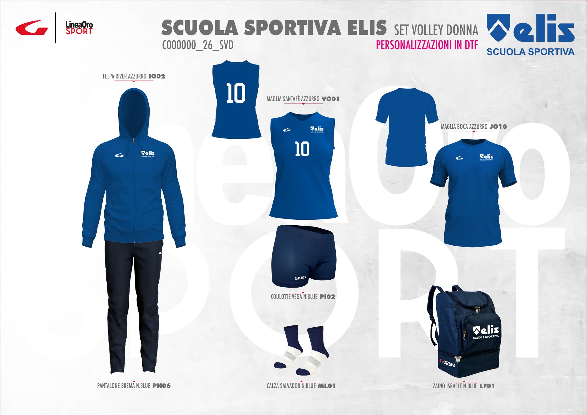 SCUOLA SPORTIVA ELIS 26 SET VOLLEY FEMMINILE - L